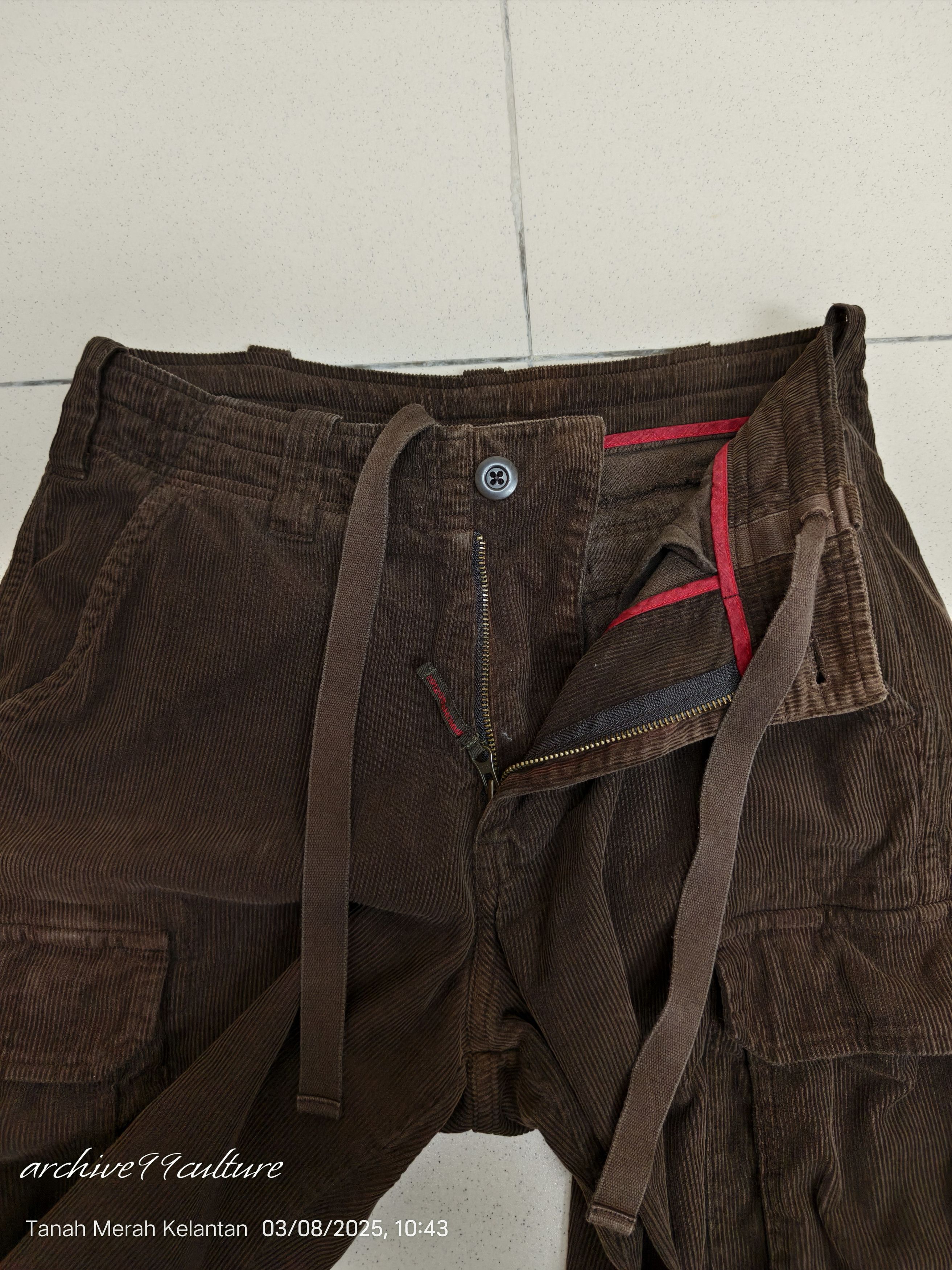291295=Homme Arhive 2000 291295 Homme Parachute velvet pants Size US 31 - 13 Thumbnail