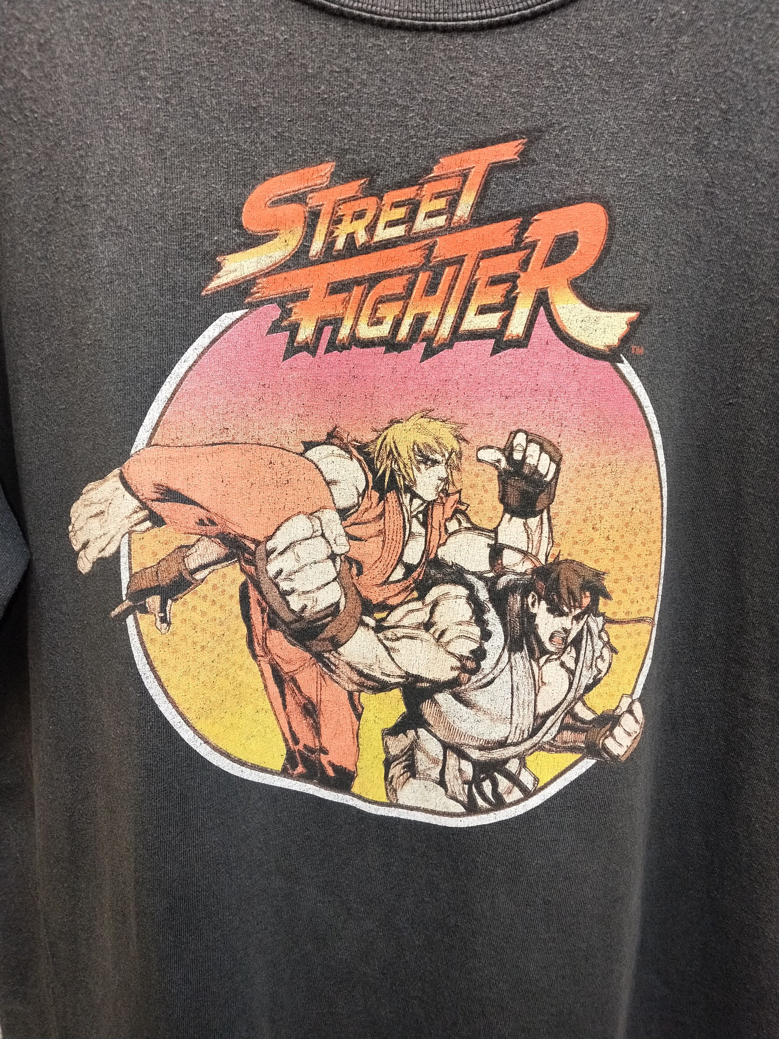 Street Fighter × Vintage Ken and Ryu Battle Logo Tee Size US L / EU 52-54 / 3 - 2 Thumbnail