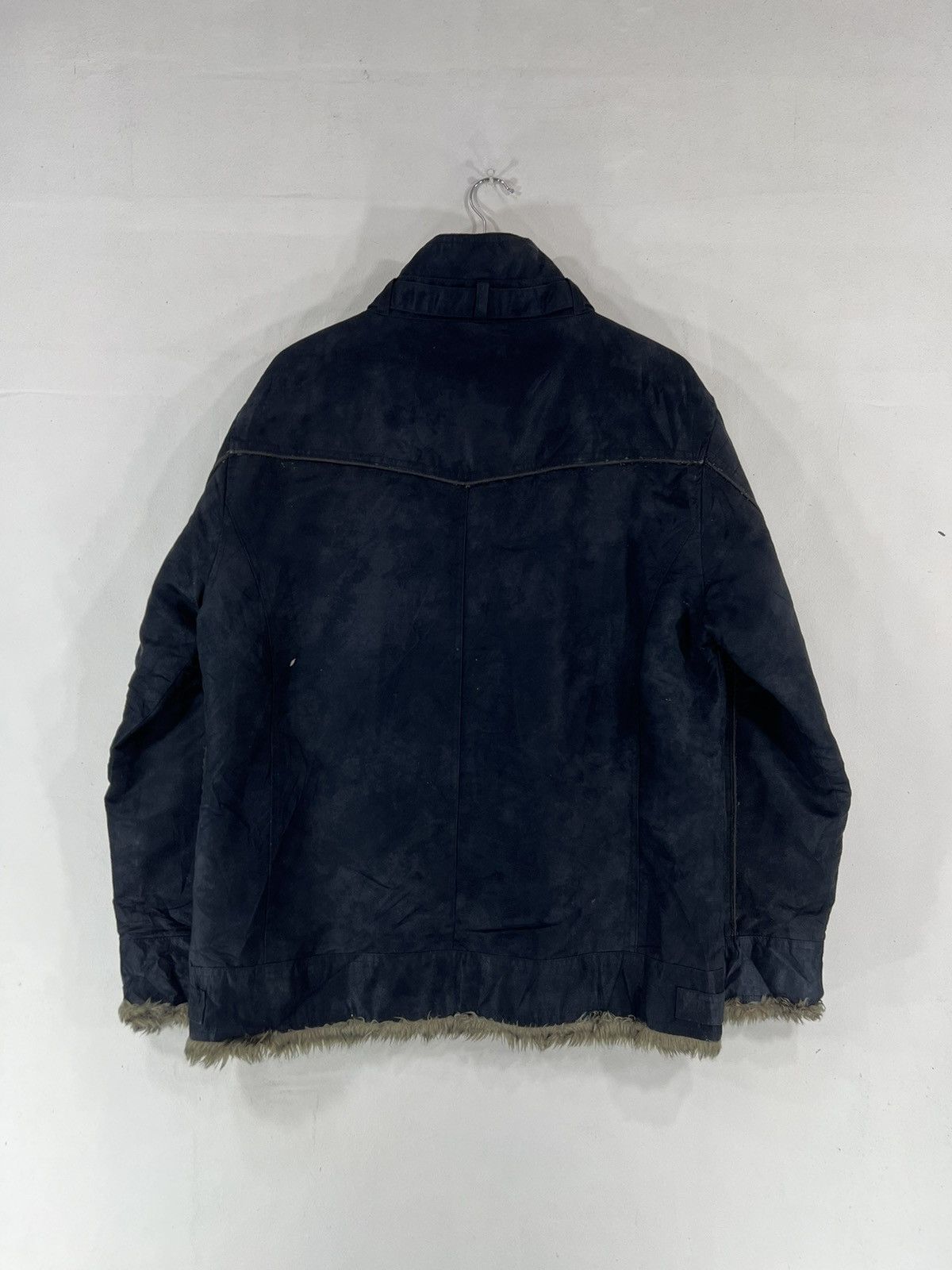 If Six Was Nine × Japanese Brand × Le Grande Bleu (L.G.B.) Diagonal Arrow Mohair Jacket Inspired by LGB Size US XXL / EU 58 / 5 - 2 Thumbnail