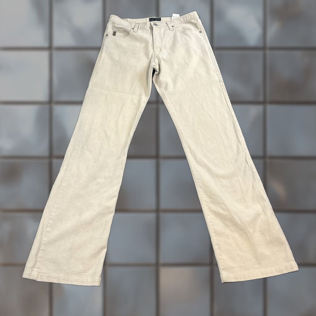 Vintage Armani Jeans Jeans Relaxed Straight 29 Beige 29 in Denim 5-Pocket Womens Regular XS? Size 29" - 1 Thumbnail
