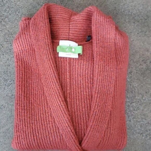 Designer CAbi Love Carol Rosewood Knitted Button Collared SS Sweater Size S / US 4 / IT 40 - 15 Thumbnail