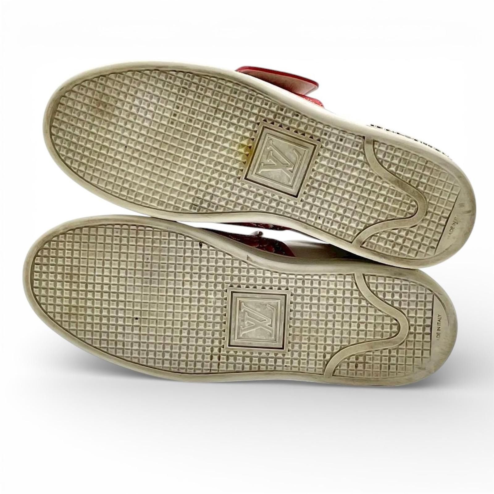 Louis Vuitton Louis Vuitton - White Leather Sneakers Size US 7.5 / IT 37.5 - 9 Thumbnail
