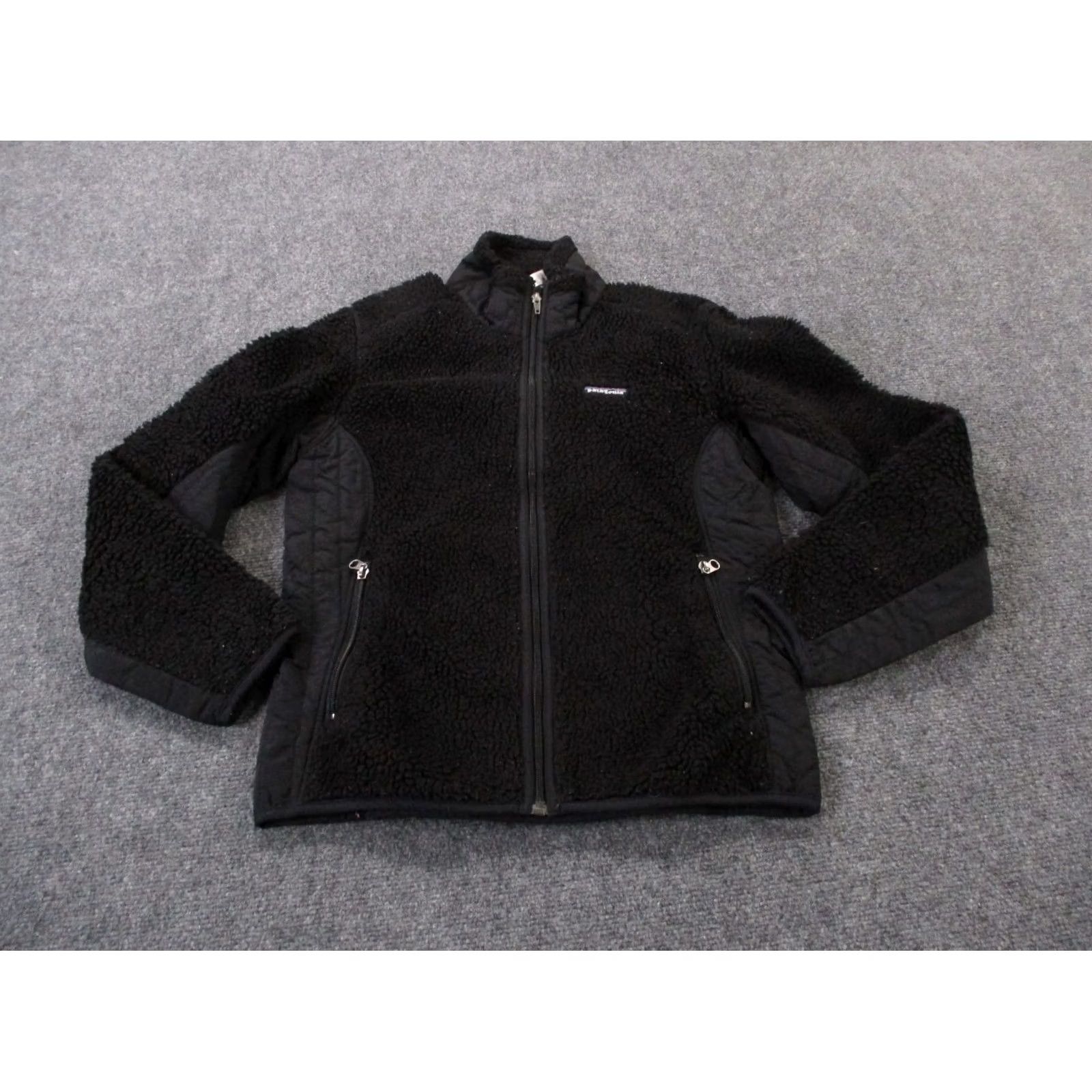 Patagonia Patagonia Jacket Womens M Black Fleece Bomber Windbreaker Zip Pockets 23071 Size M / US 6-8 / IT 42-44 - 2 Thumbnail