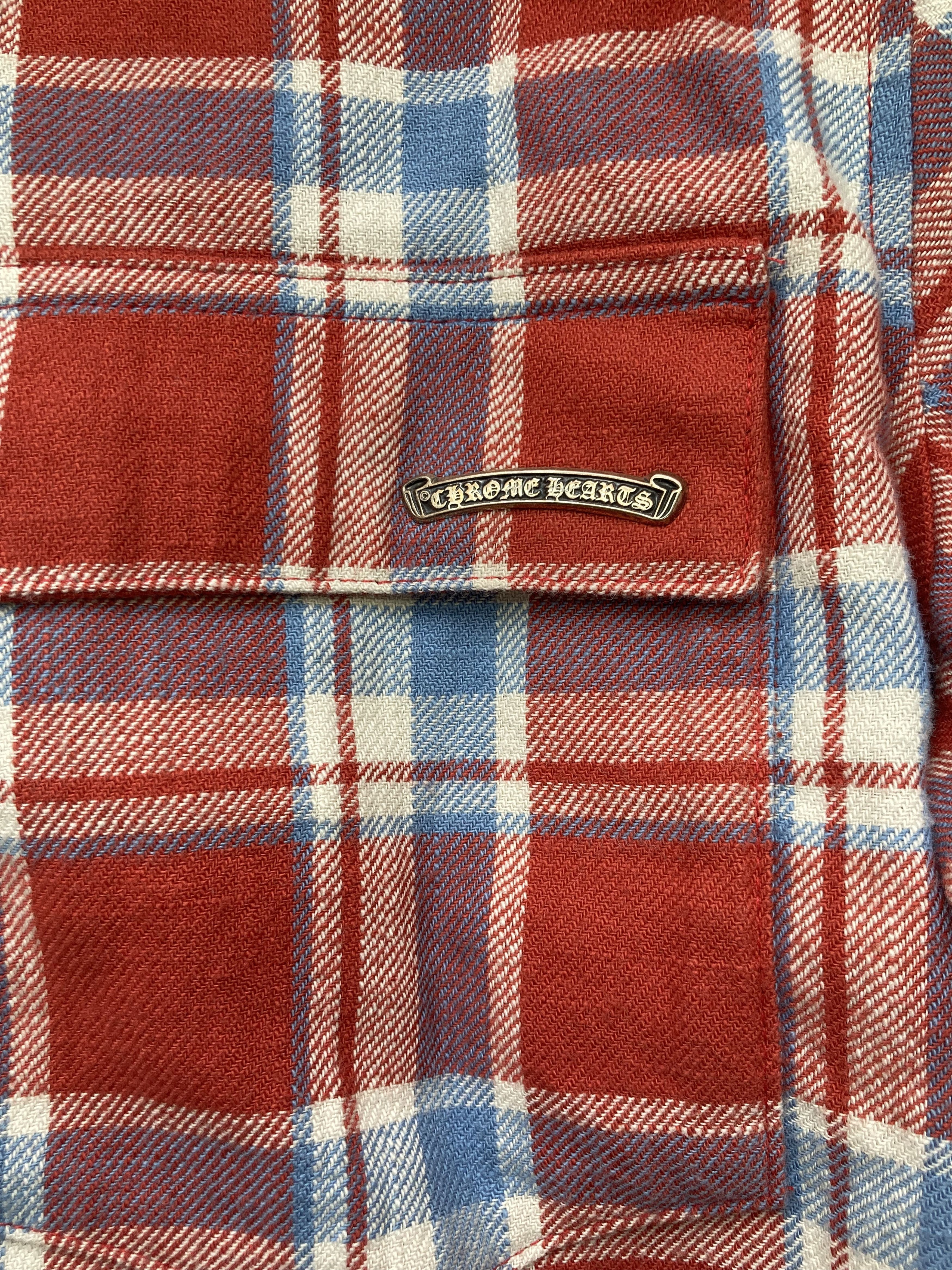 Chrome Hearts Chrome Hearts Quilted Padded Flannel Plaid Jacket Size US XXL / EU 58 / 5 - 4 Thumbnail