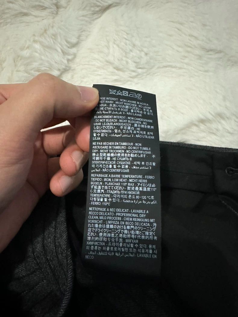 Yves Saint Laurent saint laurent size US 50 Dark grey striped trousers 2501-Ne Size US 34 / EU 50 - 6 Thumbnail