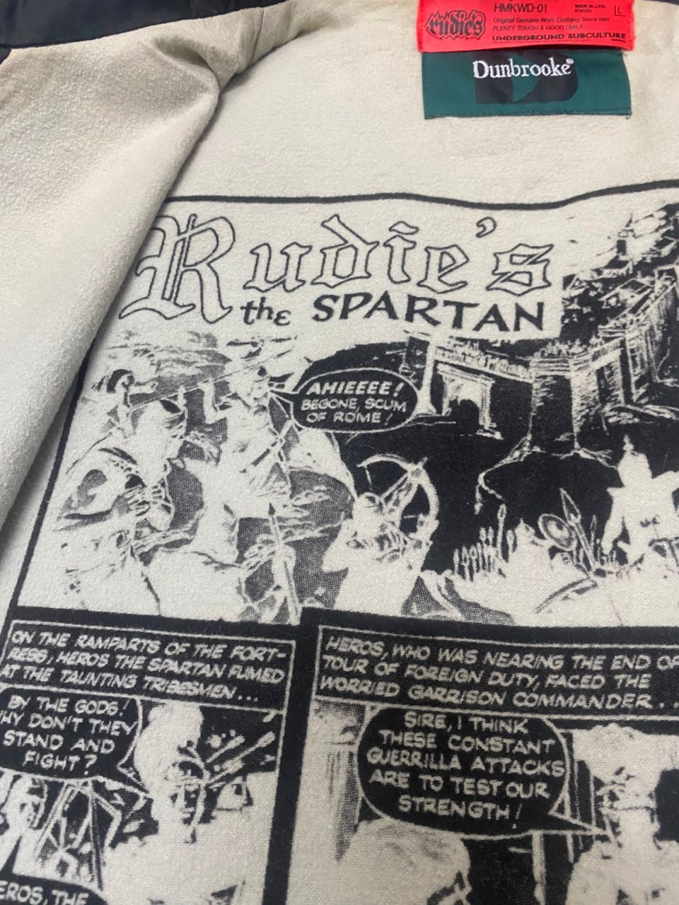 Dunbrooke Vintage Rudies The Spartans Underground Subcuture Jacket Size US L / EU 52-54 / 3 - 7 Thumbnail