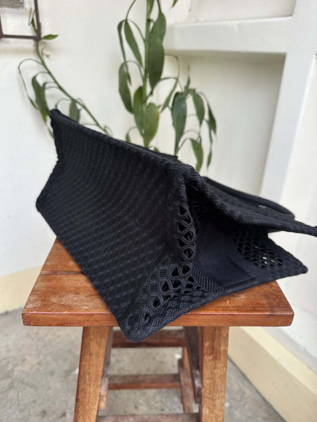 Dior Christian Dior mesh black tote bag Size ONE SIZE - 9 Thumbnail