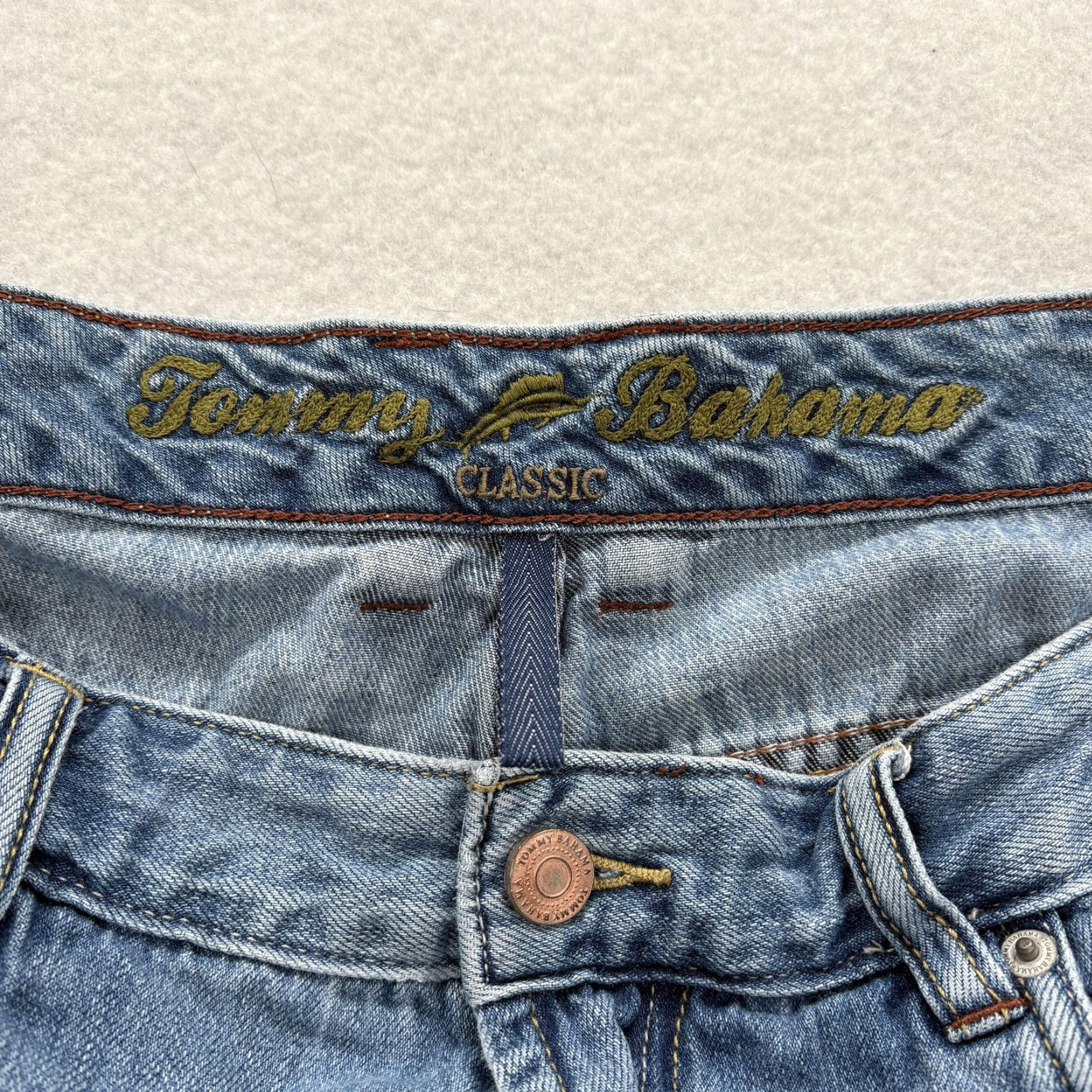 Tommy Bahama Tommy Bahama Jeans Mens 40x30 Blue Medium Wash Straight Denim Casual Size US 40 / EU 56 - 5 Thumbnail