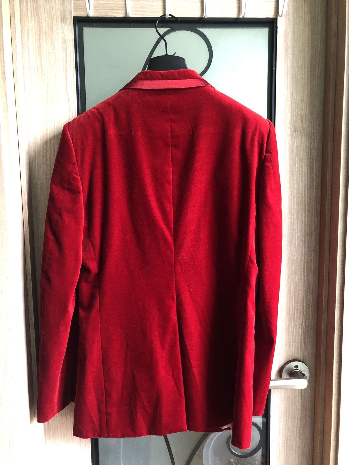 Gucci Gucci Red Velvet Blazer Size 38R - 14 Thumbnail