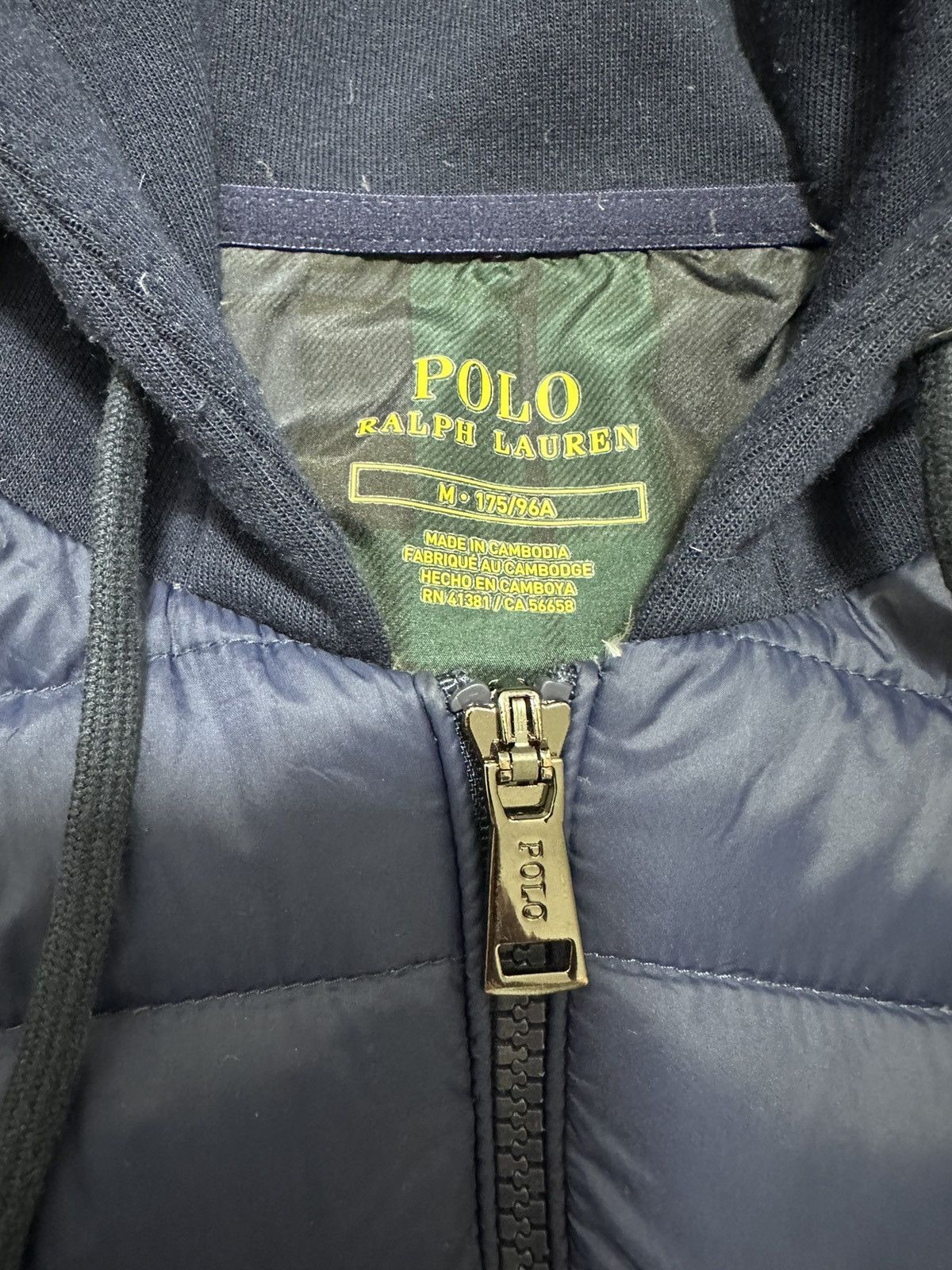 Polo Ralph Lauren Polo Ralph Lauren Down Hooded Jacket Navy Blue Size M Size US M / EU 48-50 / 2 - 8 Thumbnail
