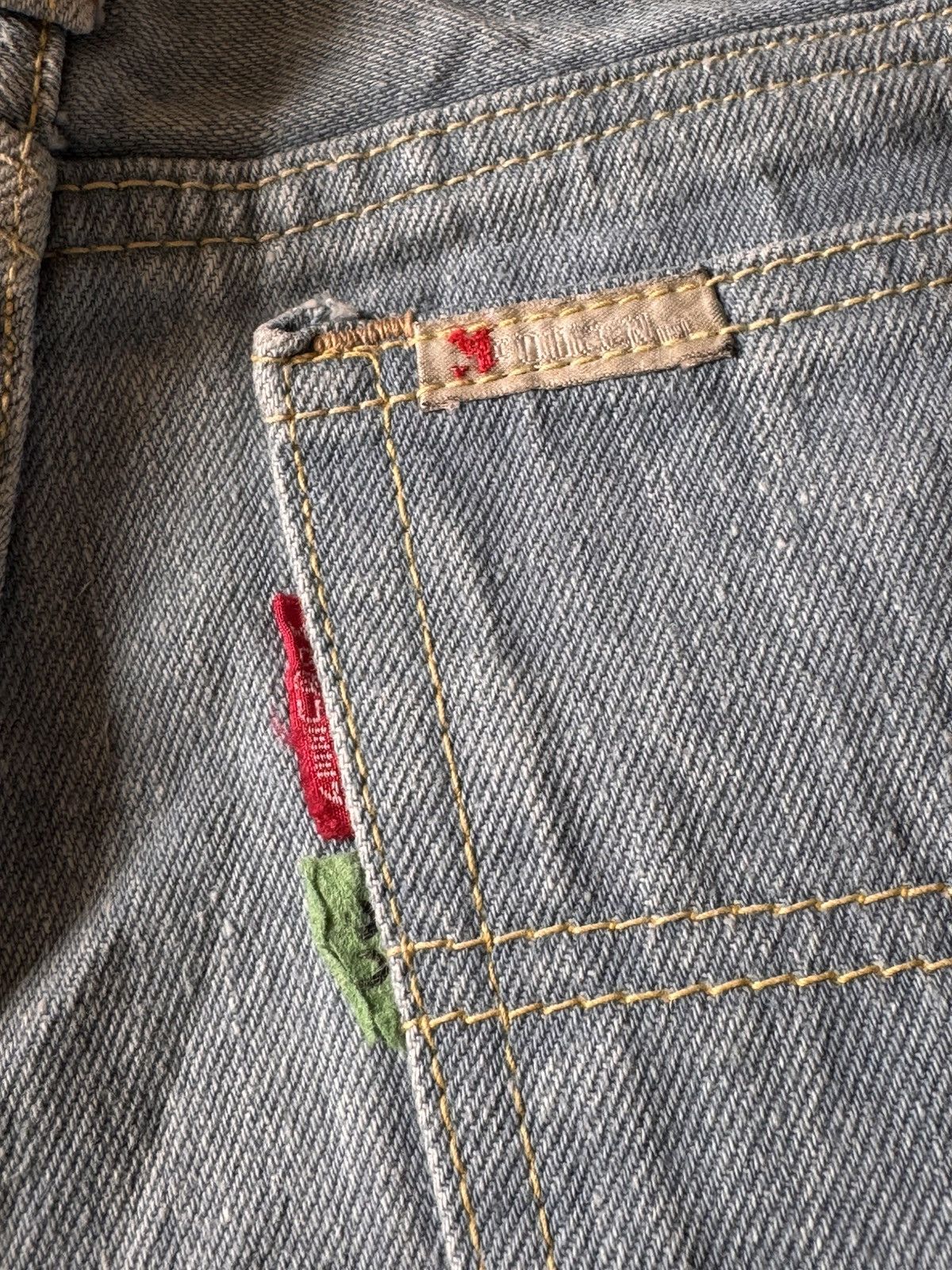 If Six Was Nine Vintage early 90s mc queen blue jeans boot cut Size 28" / US 6 / IT 42 - 12 Thumbnail