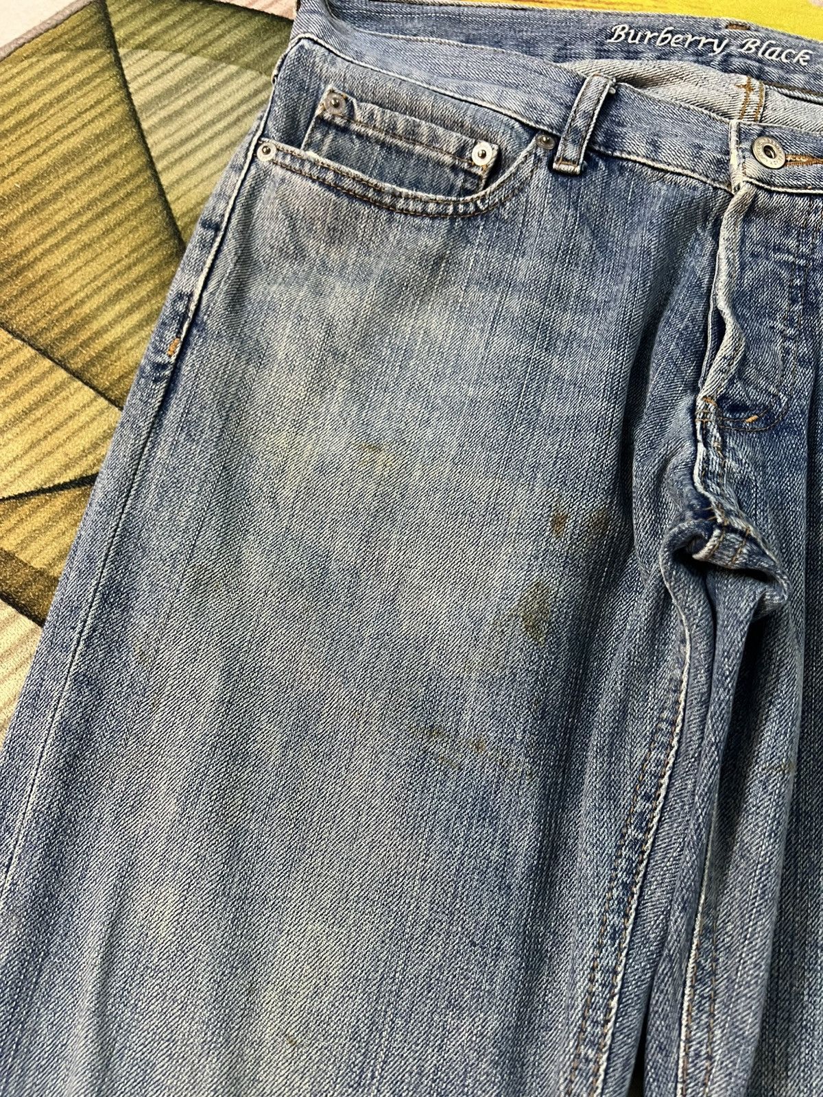 Burberry 💥Flare💥Burberry Black Label Distressed Faded Jean Size US 33 - 8 Thumbnail
