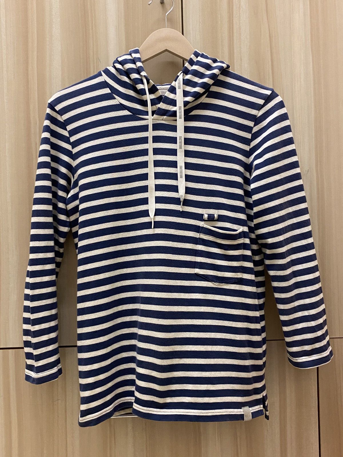 FACTOTUM × Japanese Brand Factotum Japan Woman Stripe Hoodie Size S / US 4 / IT 40 - 1 Thumbnail