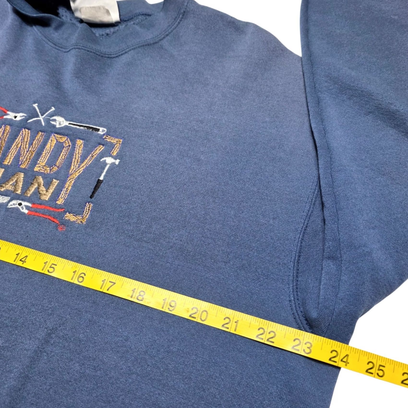 Lee VINTAGE Handyman Embroidered Tools Sweatshirt Men's XL Lee Heavyweight USA Size US XL / EU 56 / 4 - 5 Thumbnail