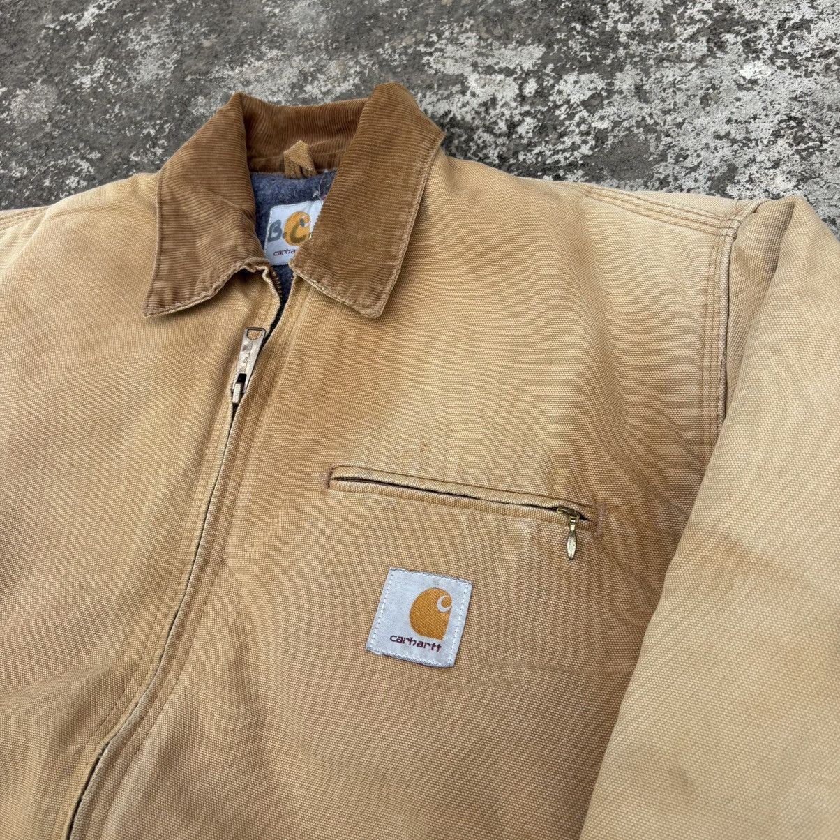 Carhartt Vintage Carhartt Detroit Tan Jacket Size US L / EU 52-54 / 3 - 8 Thumbnail