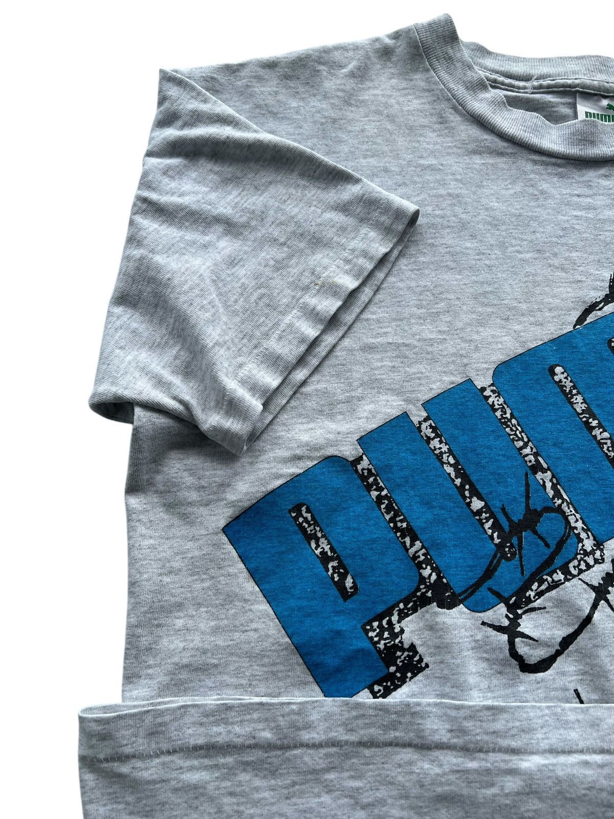 Puma 🔥Vintage 1980’s Puma Turnit On Street Soccer T-Shirt Size US M / EU 48-50 / 2 - 8 Thumbnail