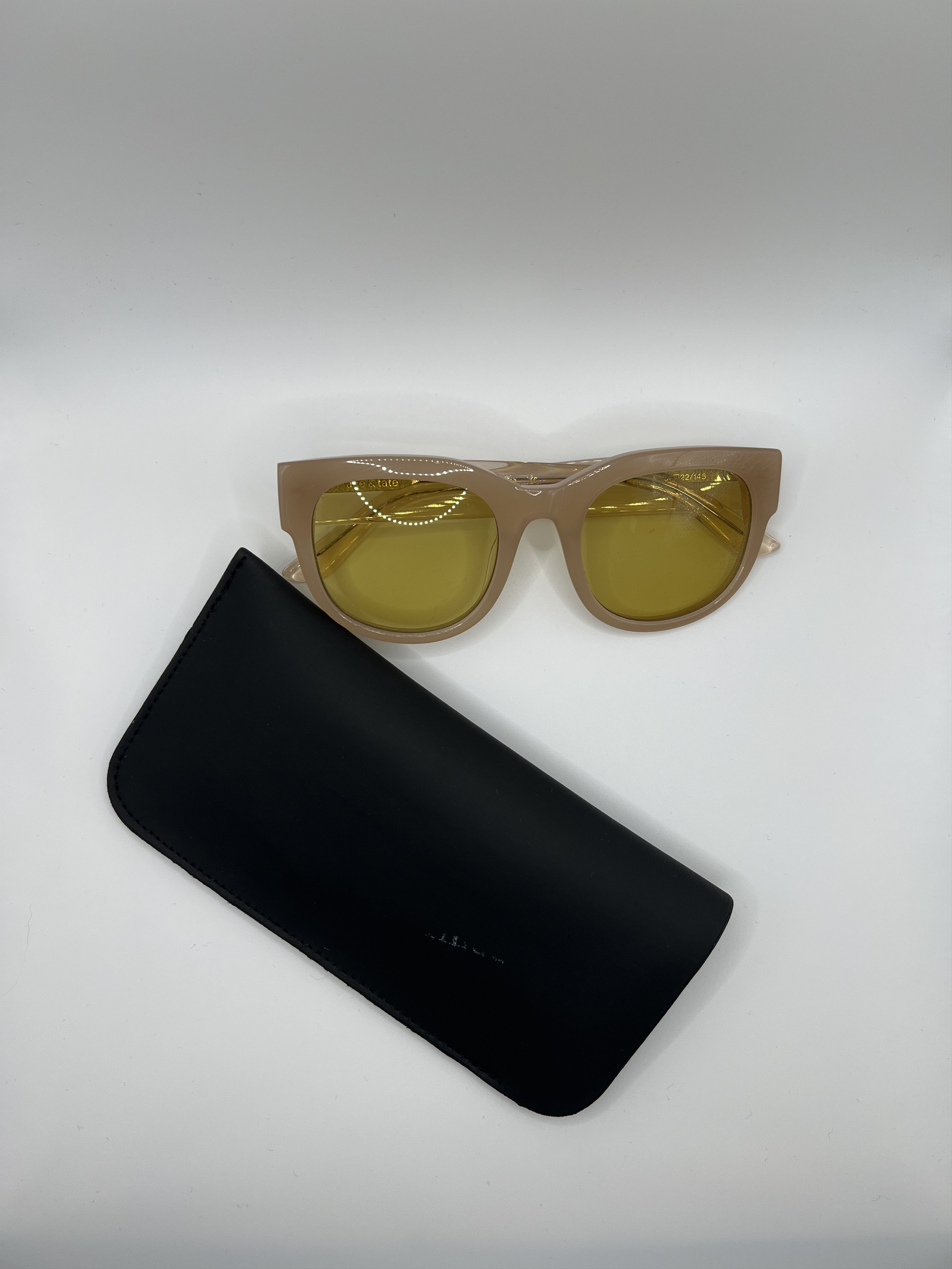 Ace & Tate Ace & Tate Joanne Sunglasses – Cashew Bio Yellow Size ONE SIZE - 2 Thumbnail