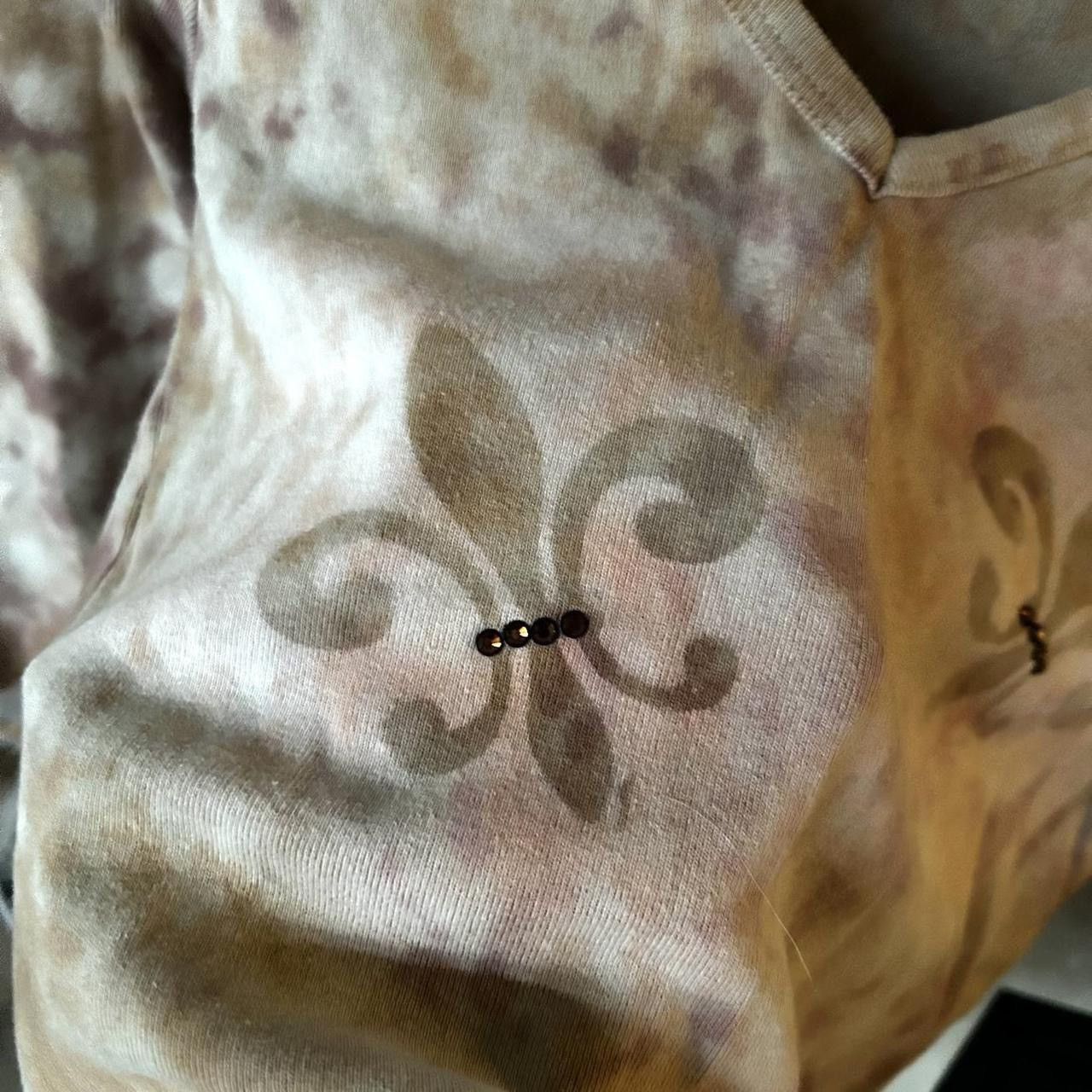 Vintage Y2K Cropped Tie Dye Baby Tee Size S / US 4 / IT 40 - 3 Thumbnail