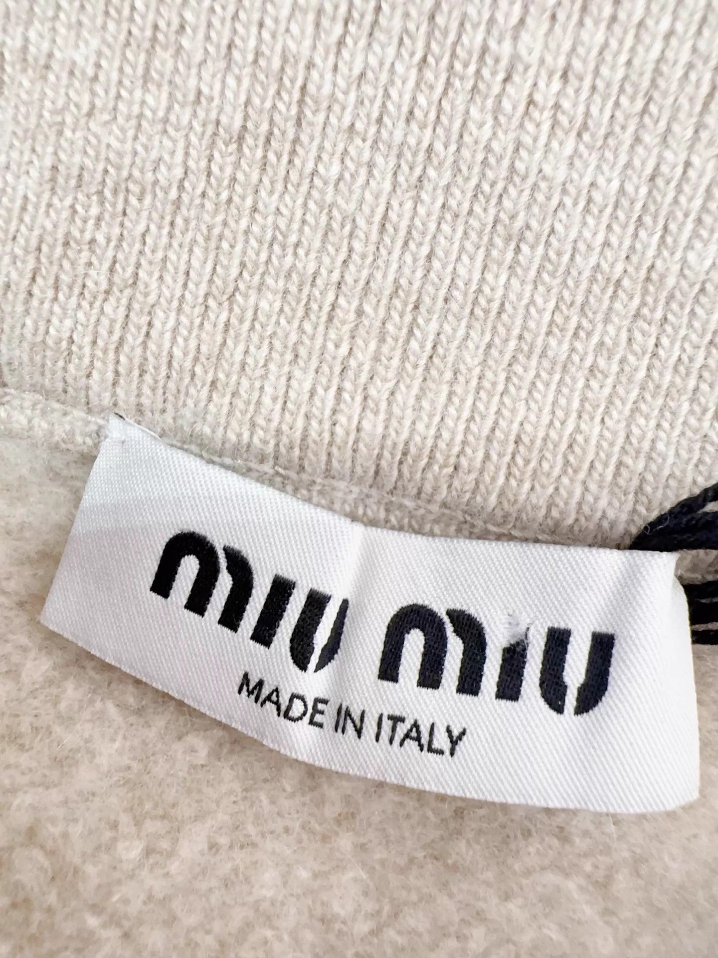 Miu Miu MIU MIU 24FW New Wool & Cashmere Skirt 38 Size 26" / US 2 / IT 38 - 4 Thumbnail