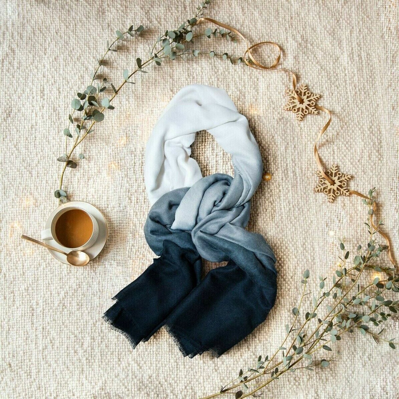 Other Carly Cushnie Horizon Grey Ombre Scarf Gray Rachel Zoe Size ONE SIZE - 5 Thumbnail