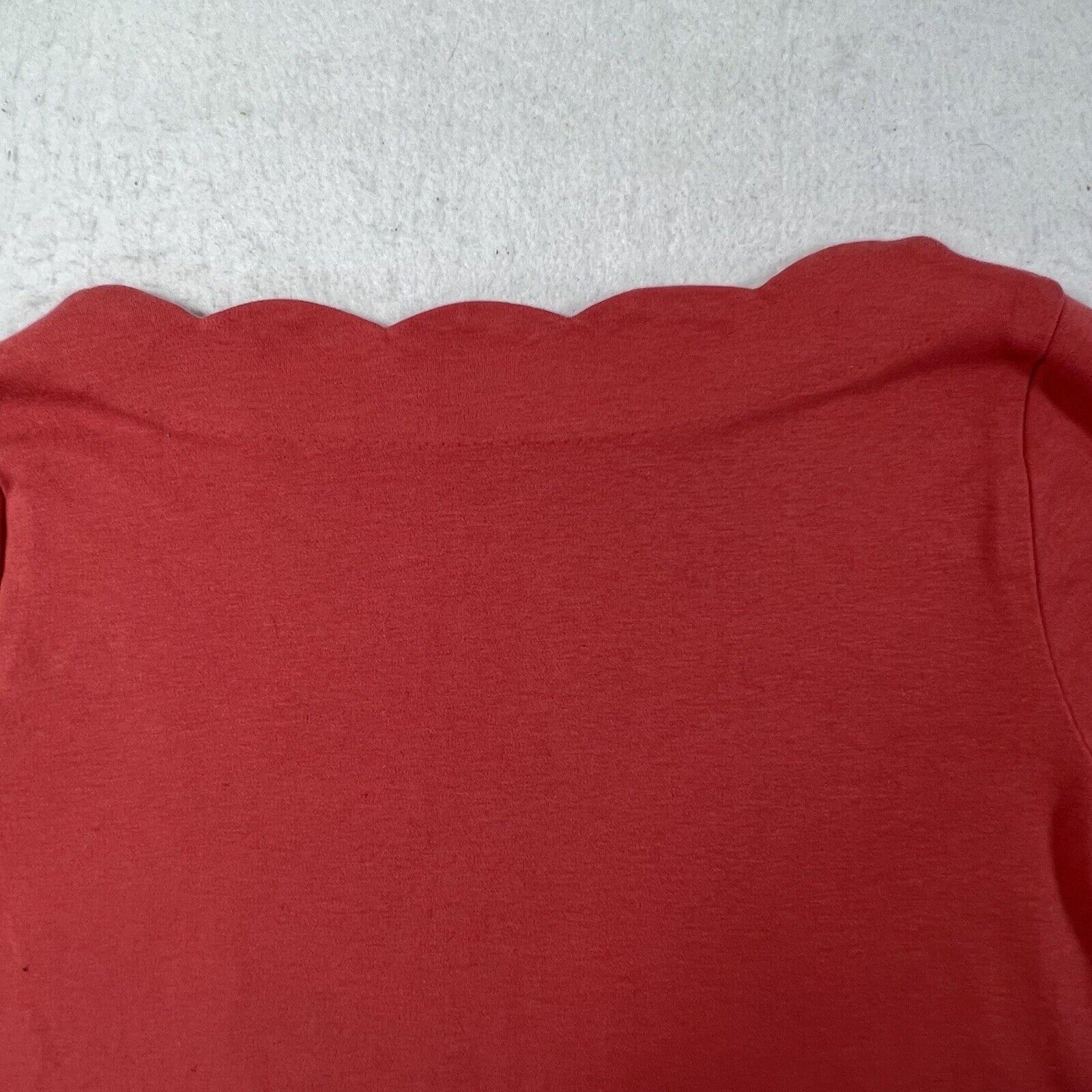 J.Crew J. Crew Long Sleeve Light Pink Pullover Scallop Neck Shirt Size XXS / US 00 / IT 34 - 10 Thumbnail
