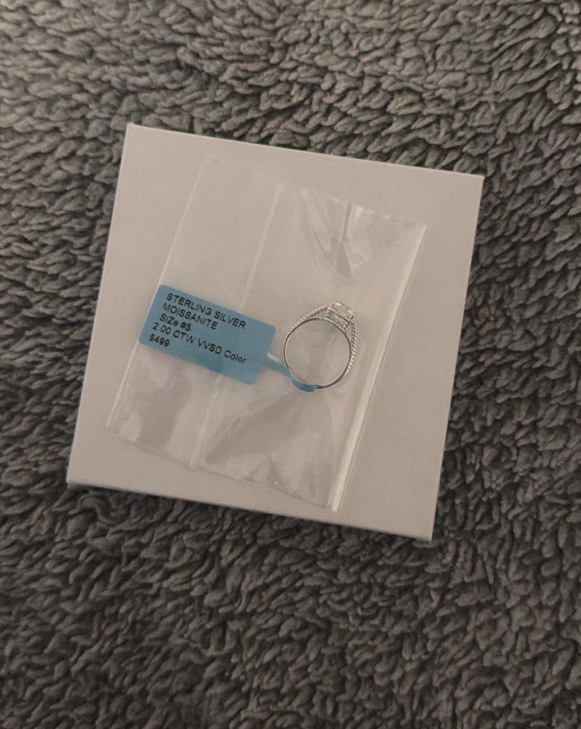 Other Moissanite Size #5 2.00 CTW VVSD COLOR Ring Size ONE SIZE - 1 Thumbnail
