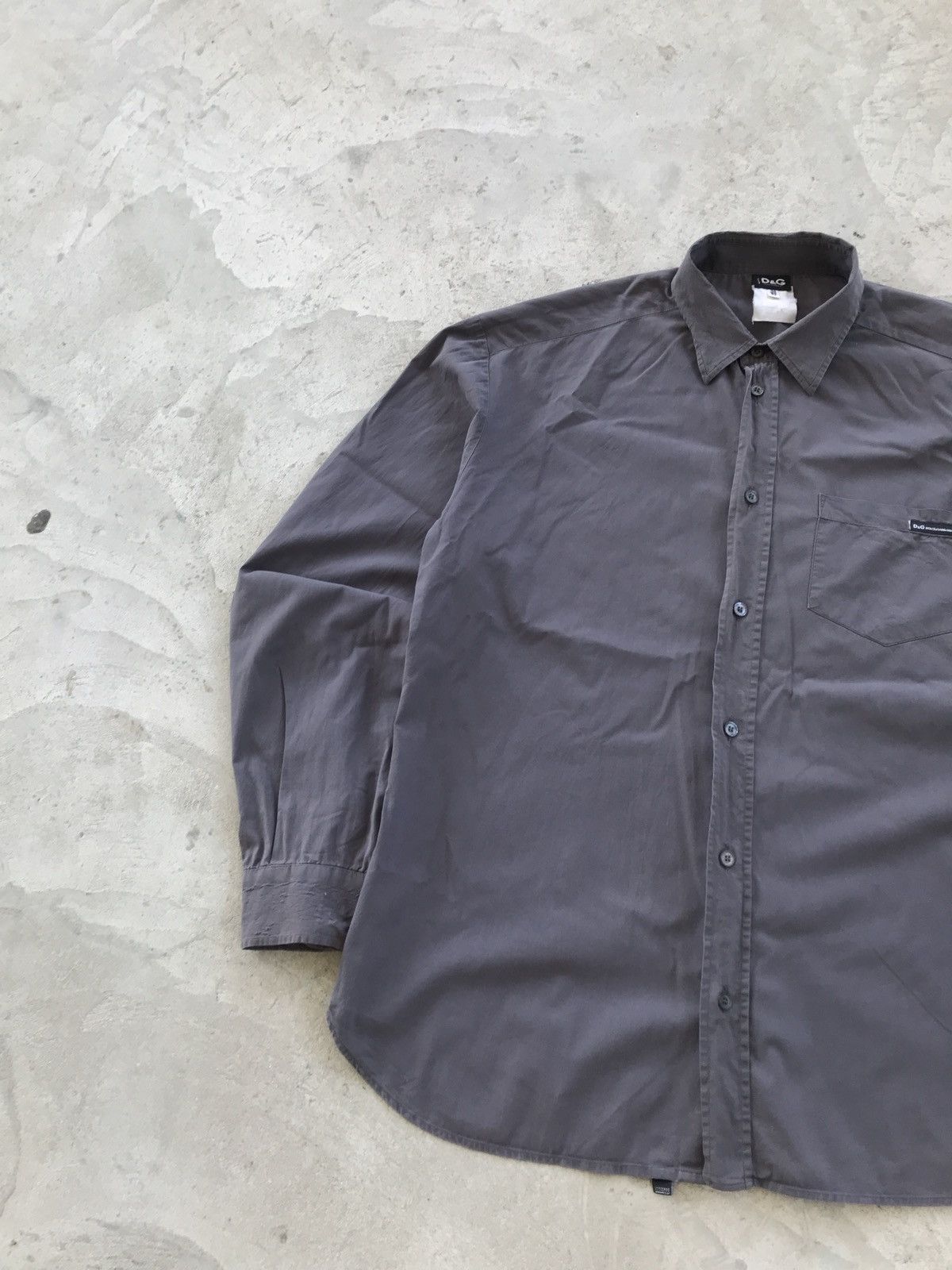 Dolce & Gabbana Vintage LongSleeve Shirt Dolce Gabbana Embroiled Logo Man’s Size US L / EU 52-54 / 3 - 3 Thumbnail