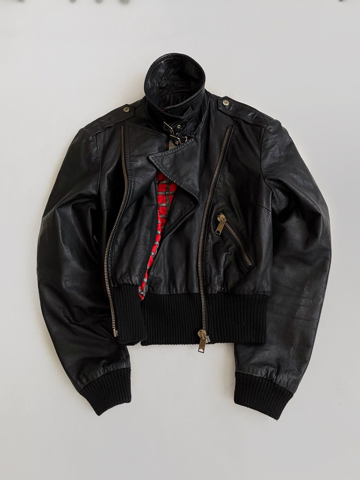 Dolce & Gabbana Dolce Gabbana leather biker jacket Size S / US 4 / IT 40 - 2 Thumbnail