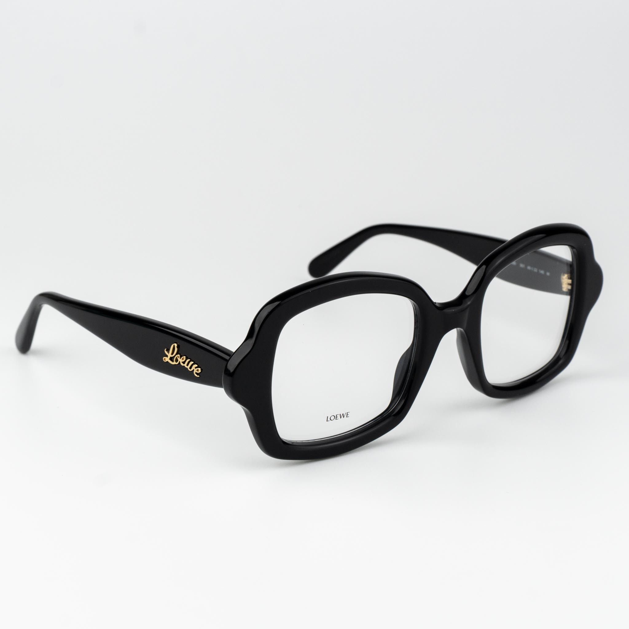 Loewe Loewe CURVY Women Eyeglasses Square LW50066I 001 BRAND NEW Size ONE SIZE - 4 Thumbnail