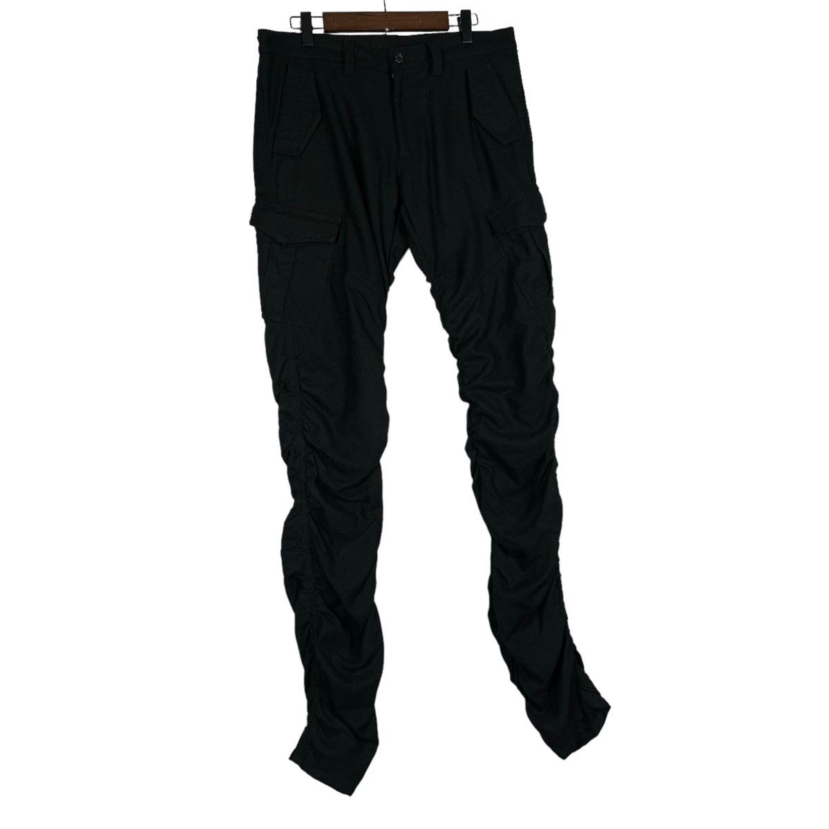 Tornado Mart Archive Tornado Mart Ruched Stacked Cargo Pants Size US 33 - 10 Thumbnail