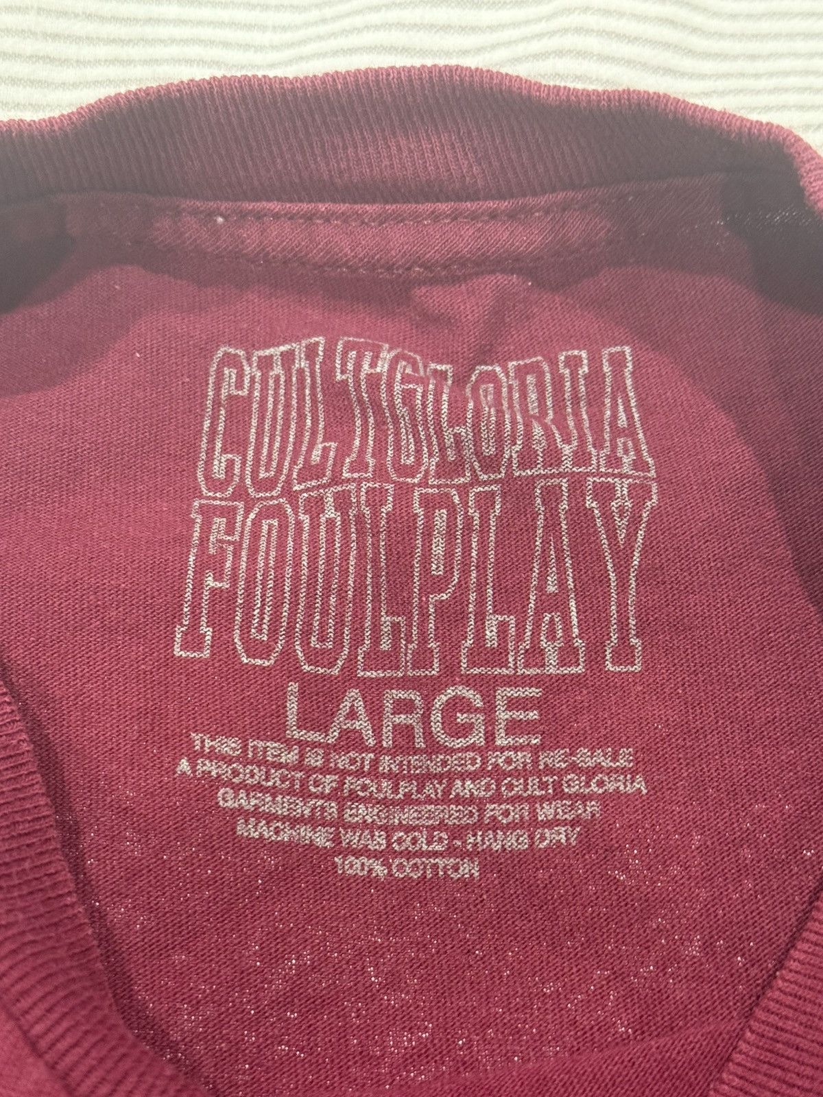 G59 Records SUPER RARE 2019 Foulplay x Cult Gloria Long Sleeve Size US L / EU 52-54 / 3 - 3 Thumbnail