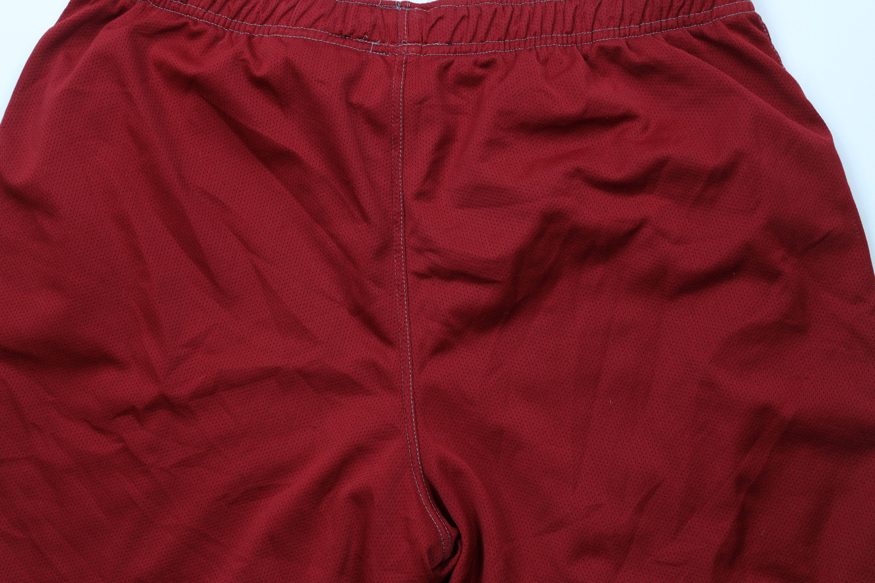 Starter × Vintage Vintage 90s Starter Box Logo Lined Above Knee Shorts Red Size US 34 / EU 50 - 11 Thumbnail
