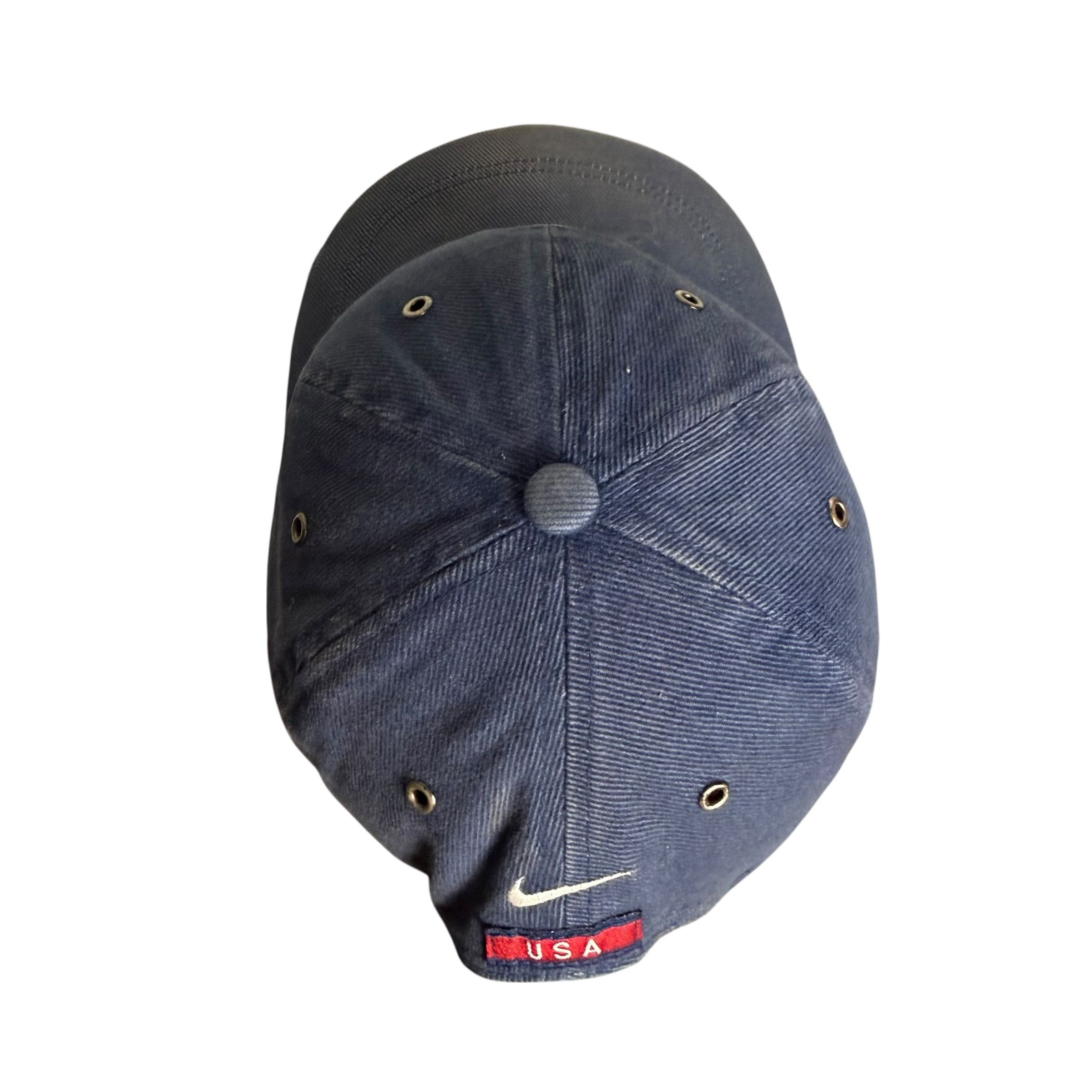 Nike 🔥RARE🔥Vintage Nike USA Football Team Baseball Cap Size ONE SIZE - 4 Thumbnail