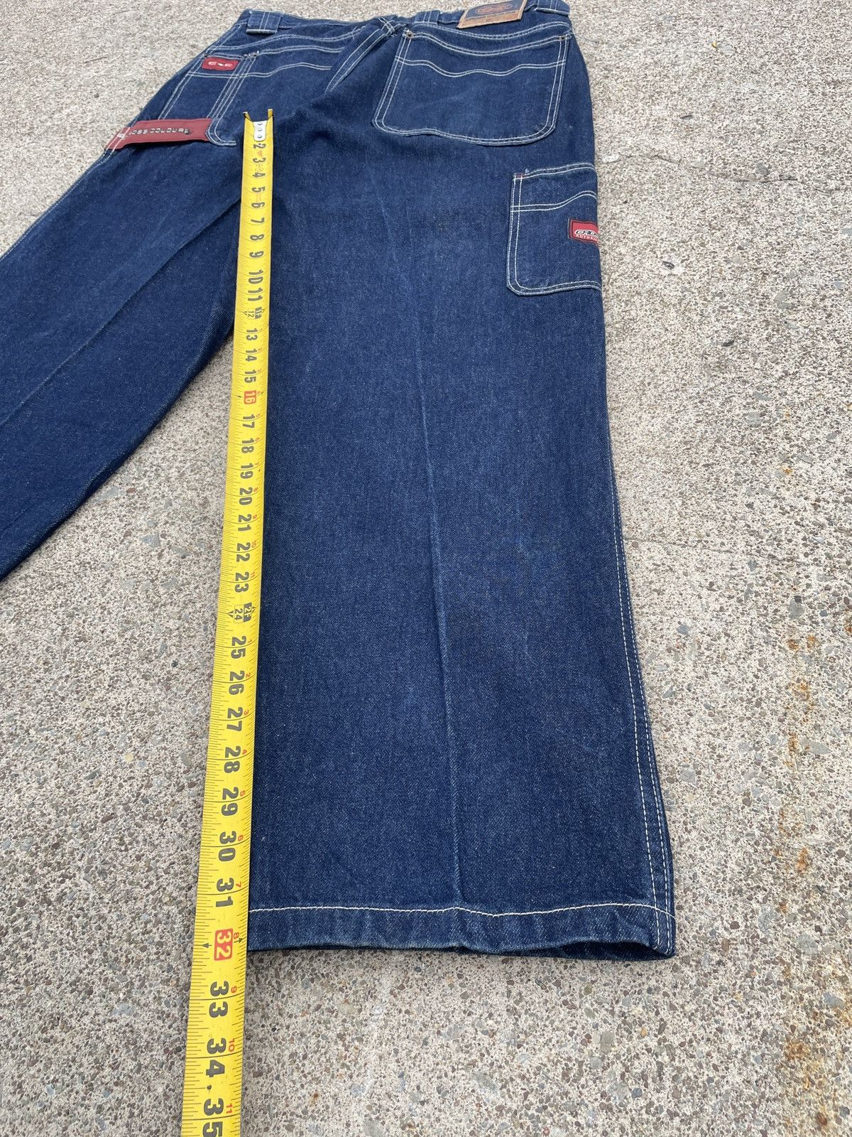 Cross Colours Y2K Cross Coloure Baggy Carpenter jeans Size US 34 / EU 50 - 10 Thumbnail
