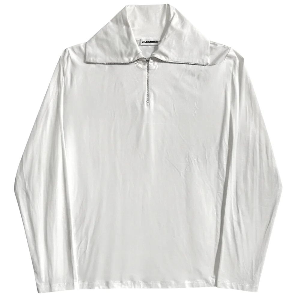Jil Sander Jil Sander+ Half Zip Sweater - SS21 Size US M / EU 48-50 / 2 - 1 Thumbnail