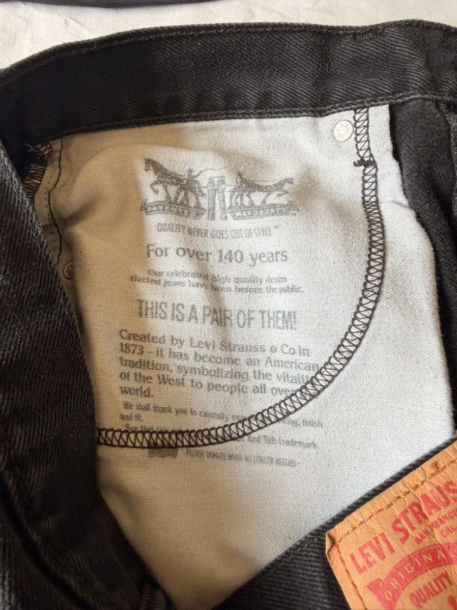 Levi's Levi’s 550 Relaxed Fit Jeans – Black Size US 34 / EU 50 - 5 Thumbnail