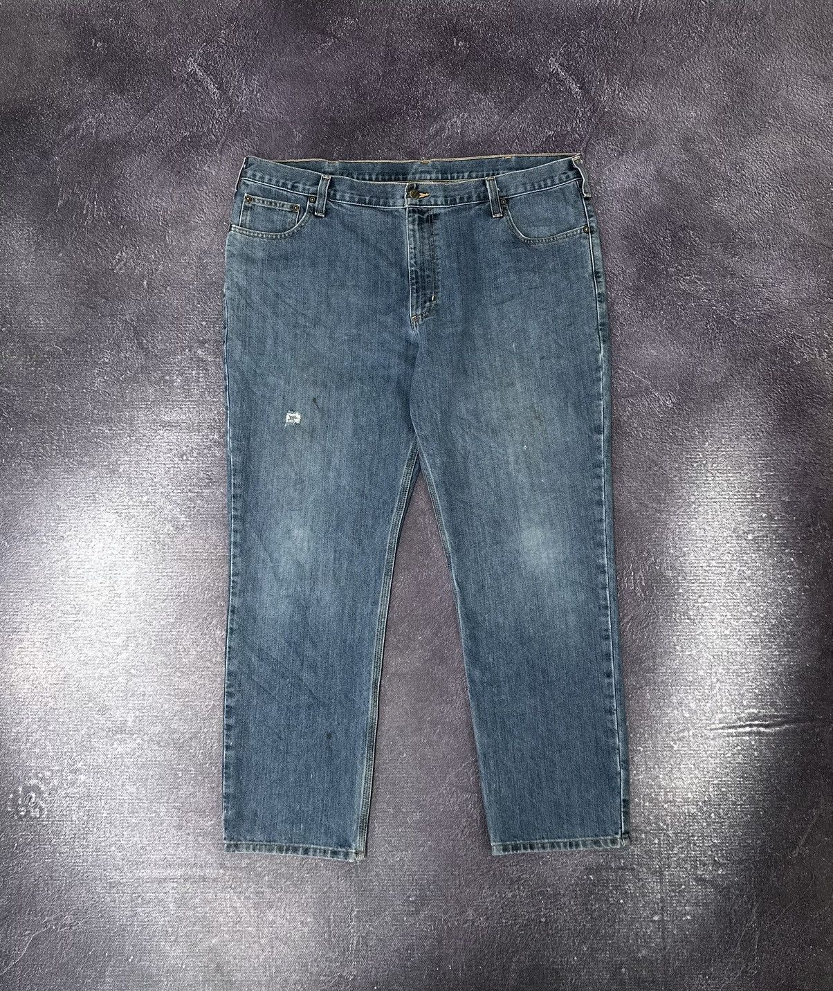 Carhartt Vintage Carhartt Faded American Opium Baggy USA Work Jeans Size US 42 / EU 58 - 2 Thumbnail