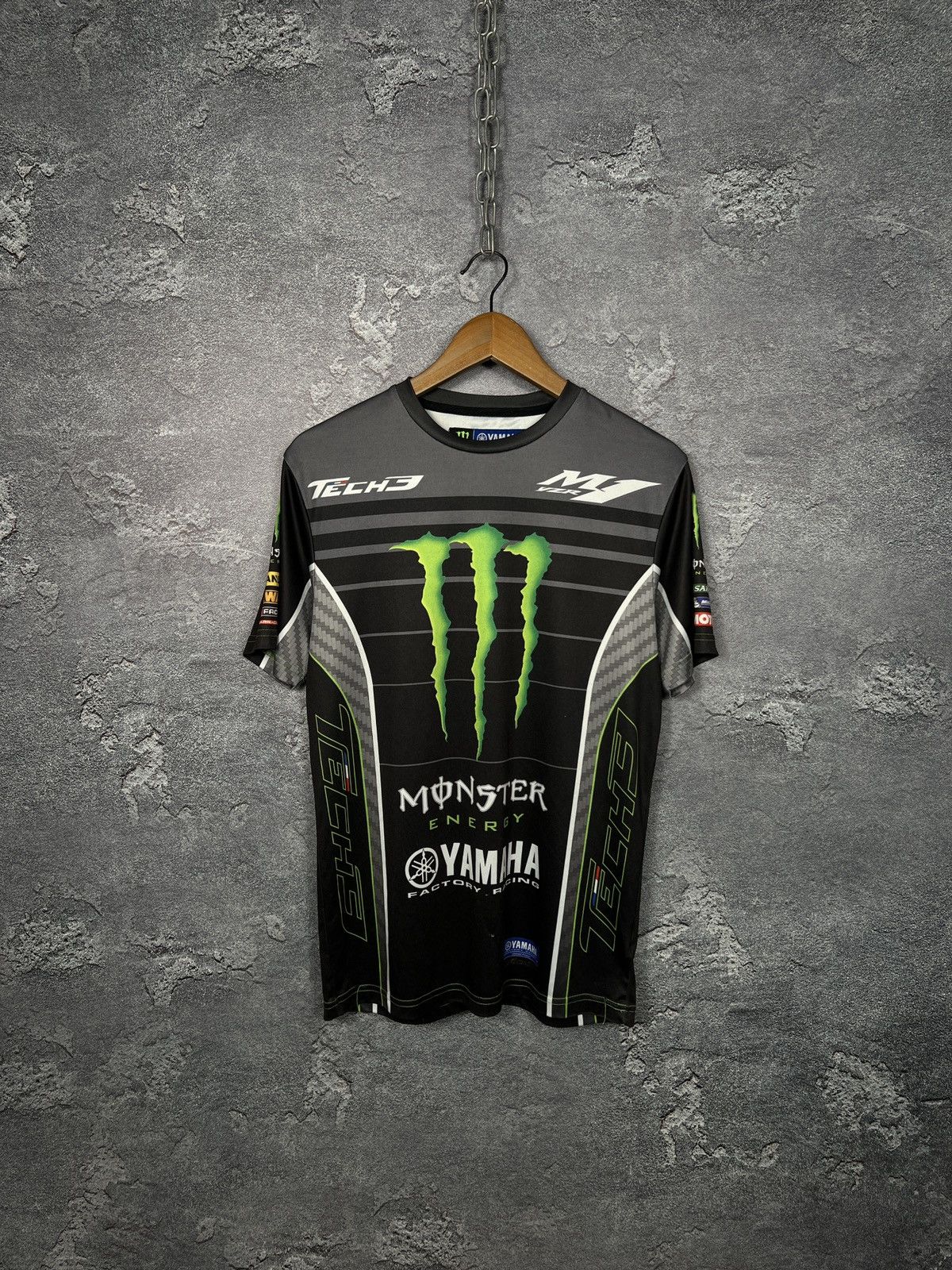 Yamaha Vintage Yamaha Monster Energy Racing T-shirt Jersey Size US S / EU 44-46 / 1 - 1 Thumbnail