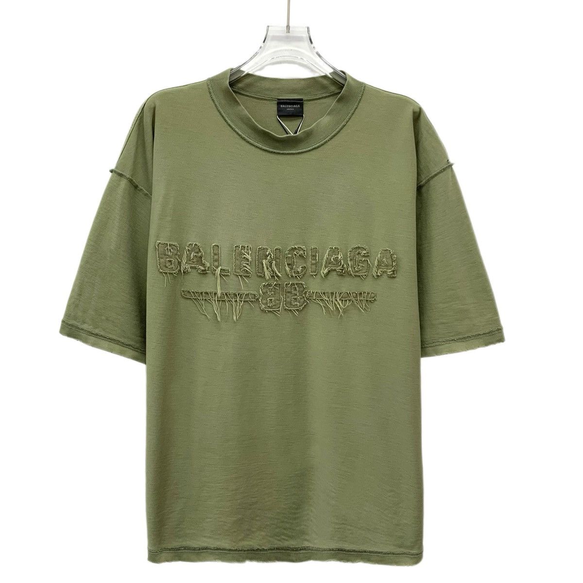 Balenciaga Balenciaga Logo Letter Embroidery Short Sleeve T-shirt K26WX Size US S / EU 44-46 / 1 - 1 Thumbnail