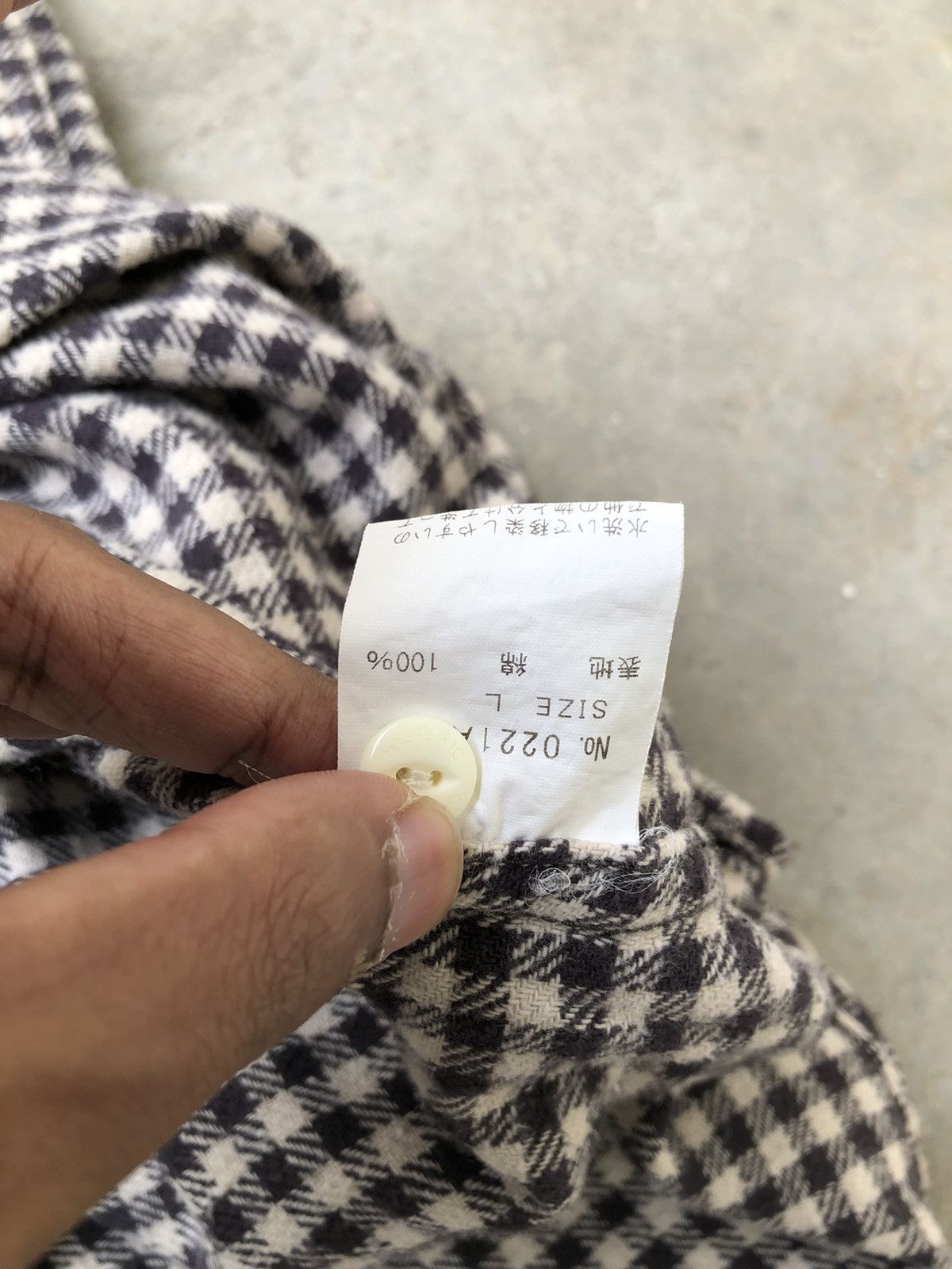 Hysteric Glamour Hysteric Glamour Flannel Black And White Checkered Size US L / EU 52-54 / 3 - 15 Thumbnail