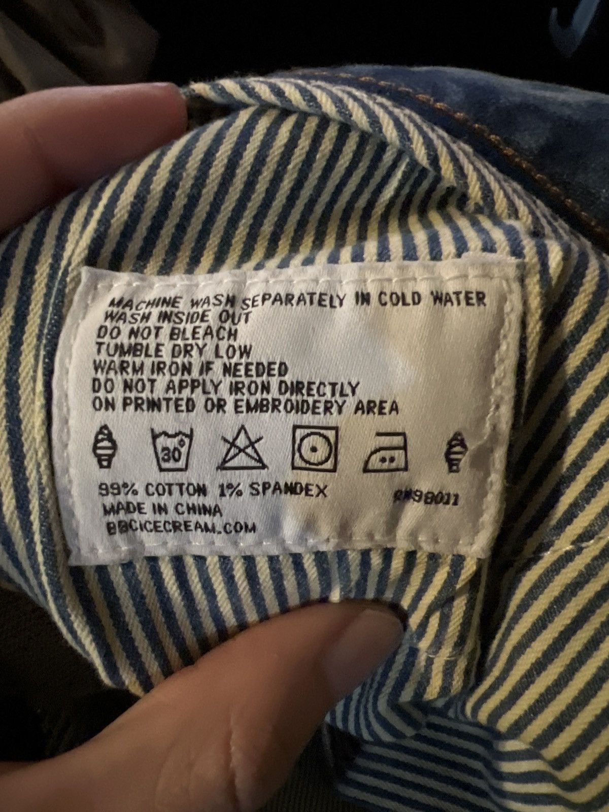 Billionaire Boys Club × Icecream BBC Running Dog Denim Size US 31 - 7 Thumbnail