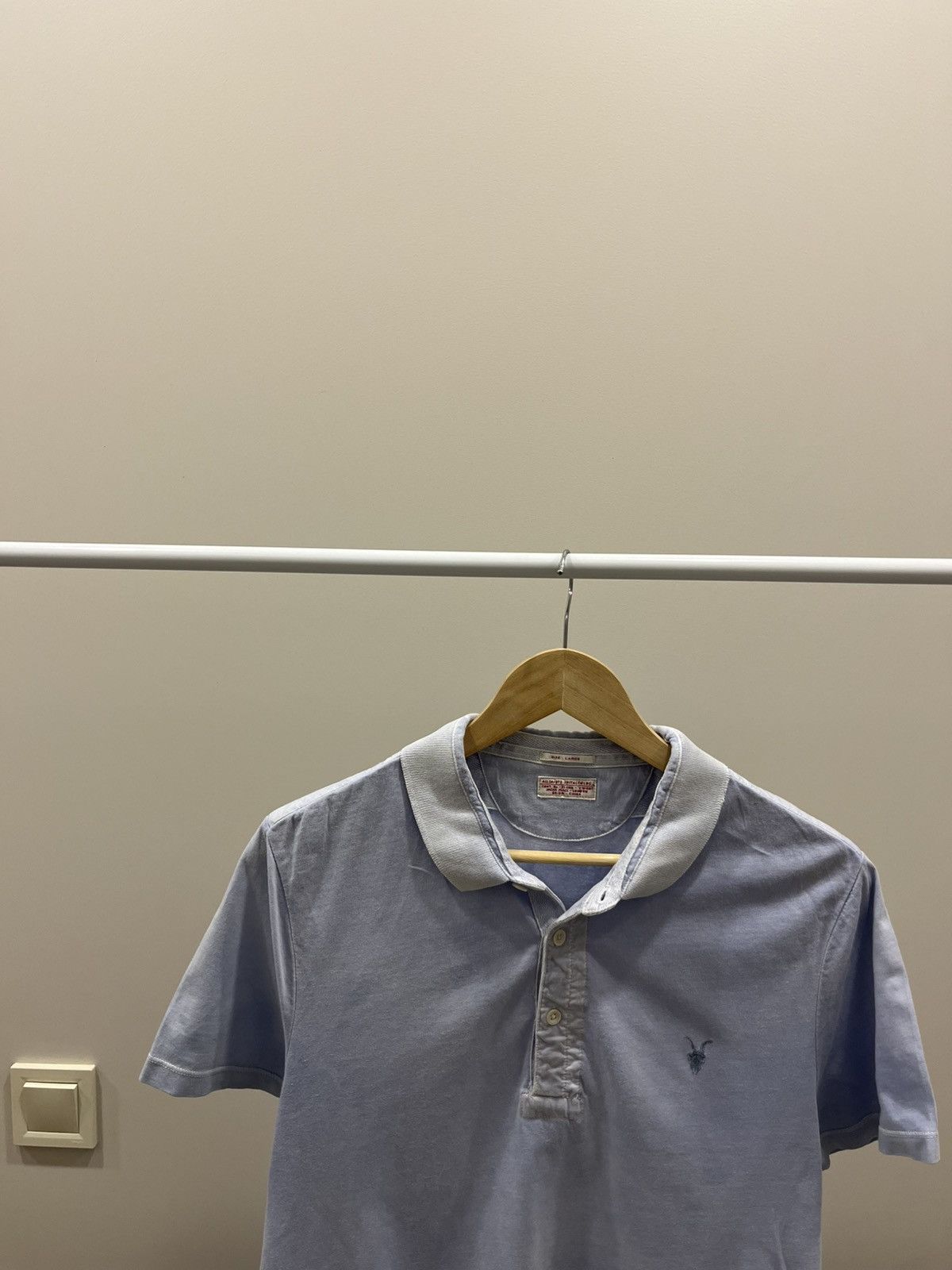 Allsaints ALLSAINTS 90s VINTAGE QUALITY CLASSIC DESIGNER POLO SHIRT Size US L / EU 52-54 / 3 - 2 Thumbnail