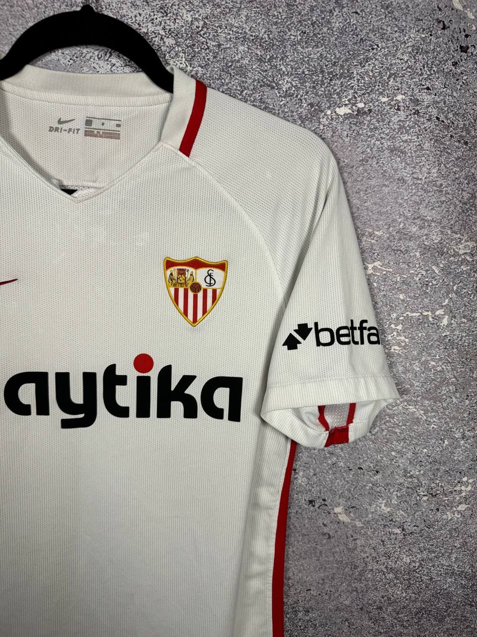 Nike Vintage Sevilla 2018/19 Nike Home Soccer Jersey Small Size US S / EU 44-46 / 1 - 8 Thumbnail