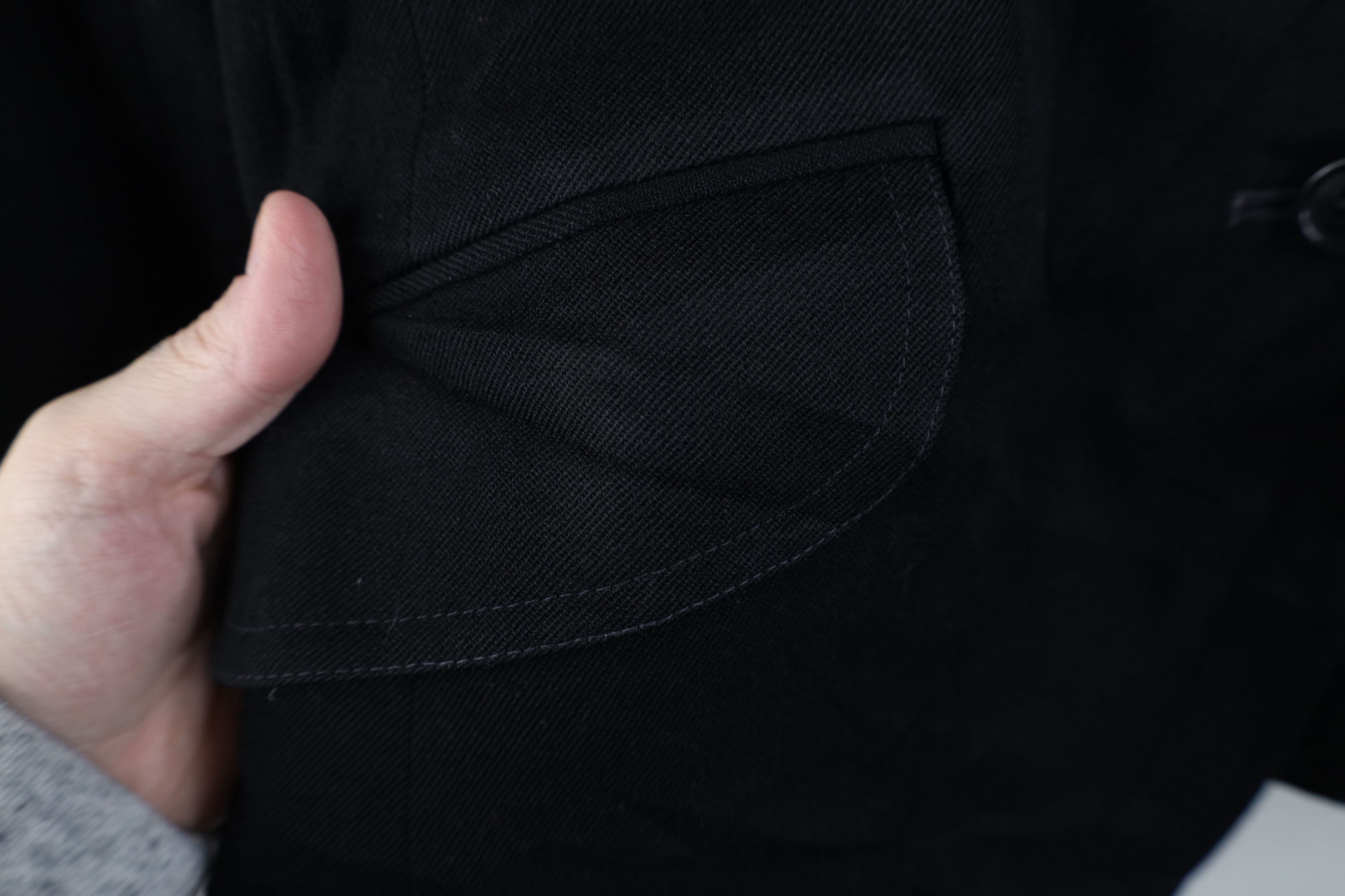 Vintage Vintage 70s Streetwear Wool Suit Coat Blazer Jacket Black Size XL / US 12-14 / IT 48-50 - 5 Thumbnail