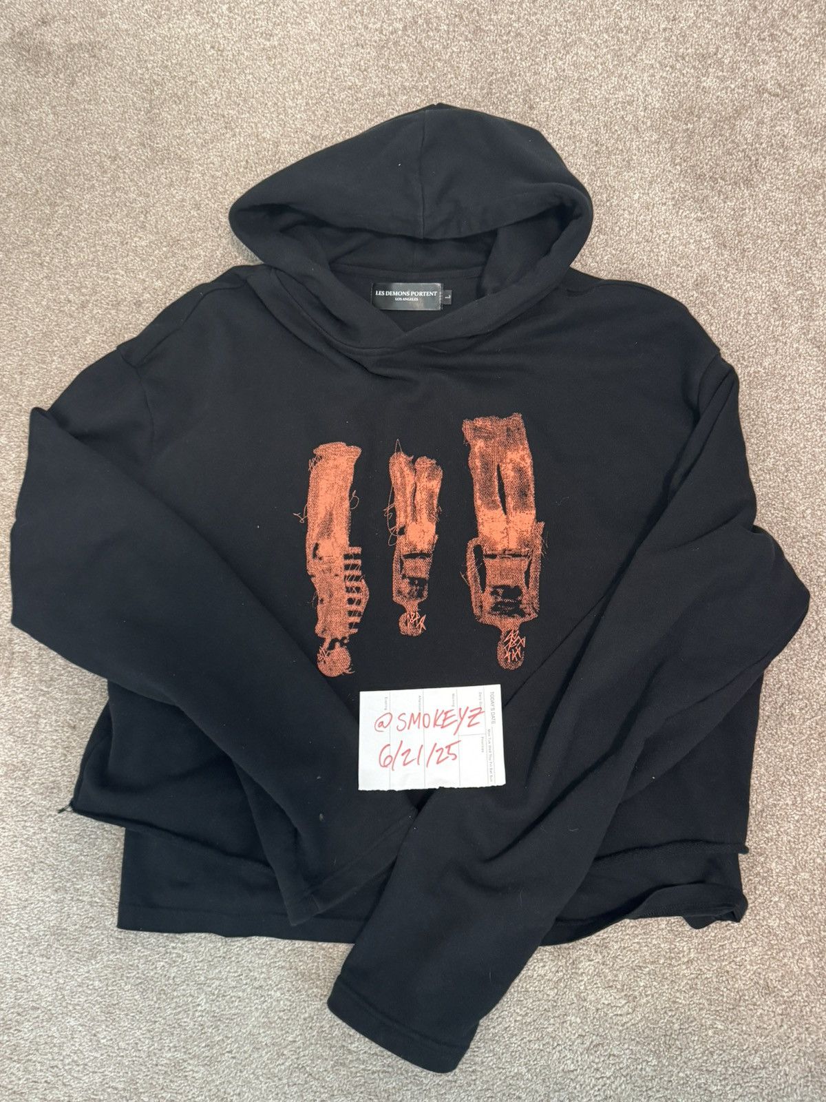 Designer × Japanese Brand FAIT PAR LUI LES DEMONS PORTENTS THREE FIGURES HOODIE Size US L / EU 52-54 / 3 - 2 Thumbnail
