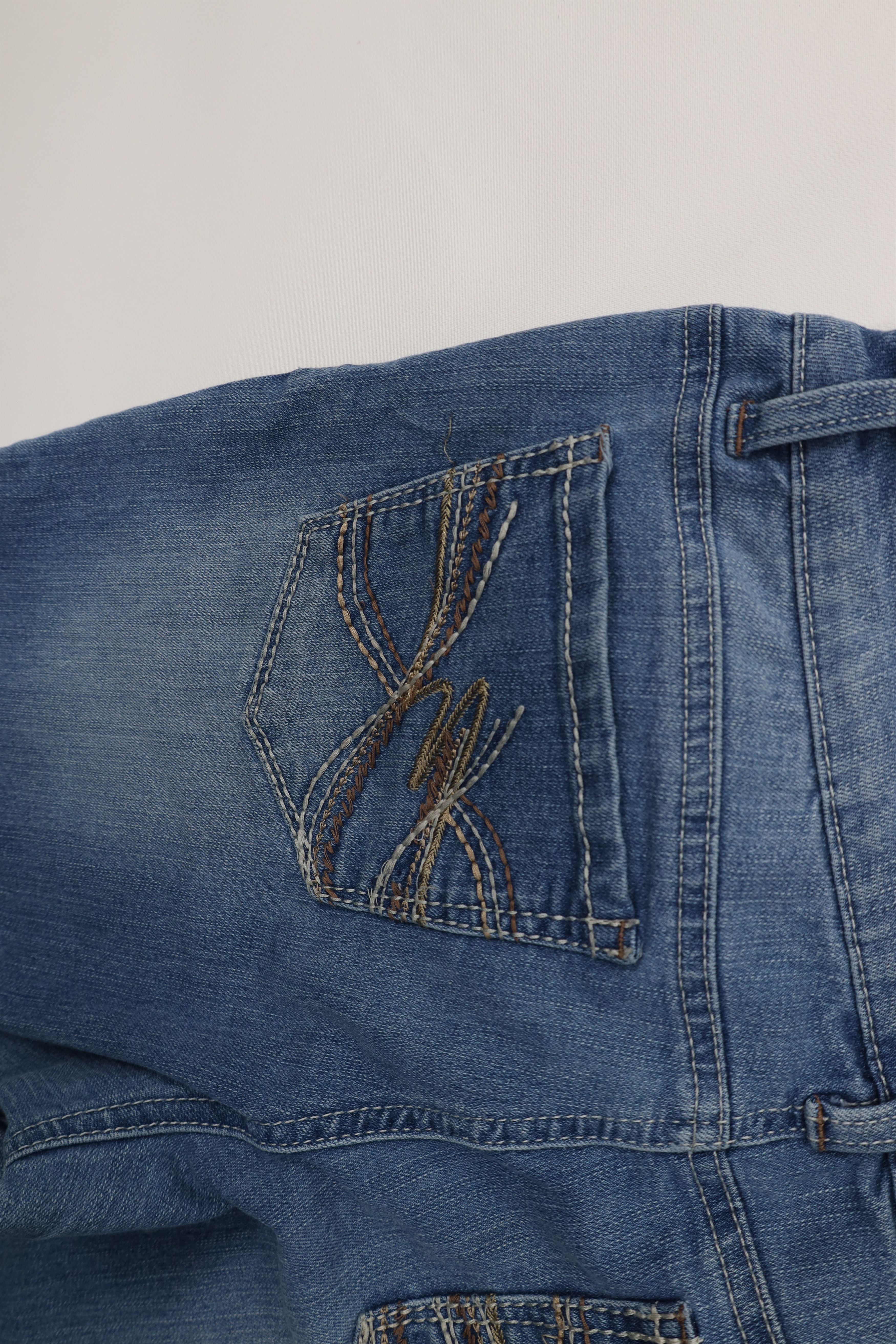 Vintage Vintage Y2K LEI Low Rise Ashley Bootcut Flared Denim Jeans Size 32" / US 10 / IT 46 - 13 Thumbnail
