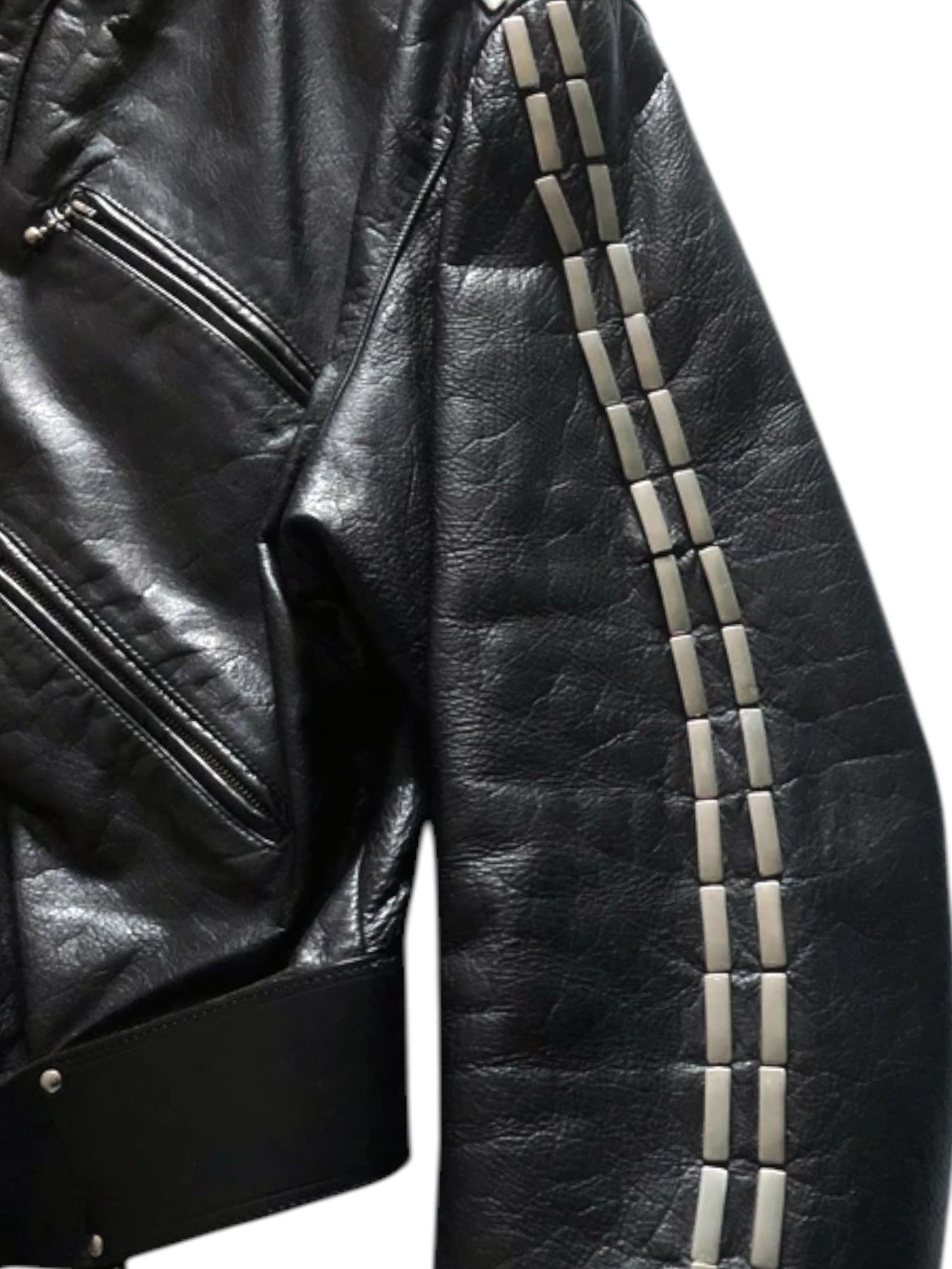 Calugi e Gianelli Calugi e Giannelli Italian Leather Moto Jacket Size US L / EU 52-54 / 3 - 4 Thumbnail
