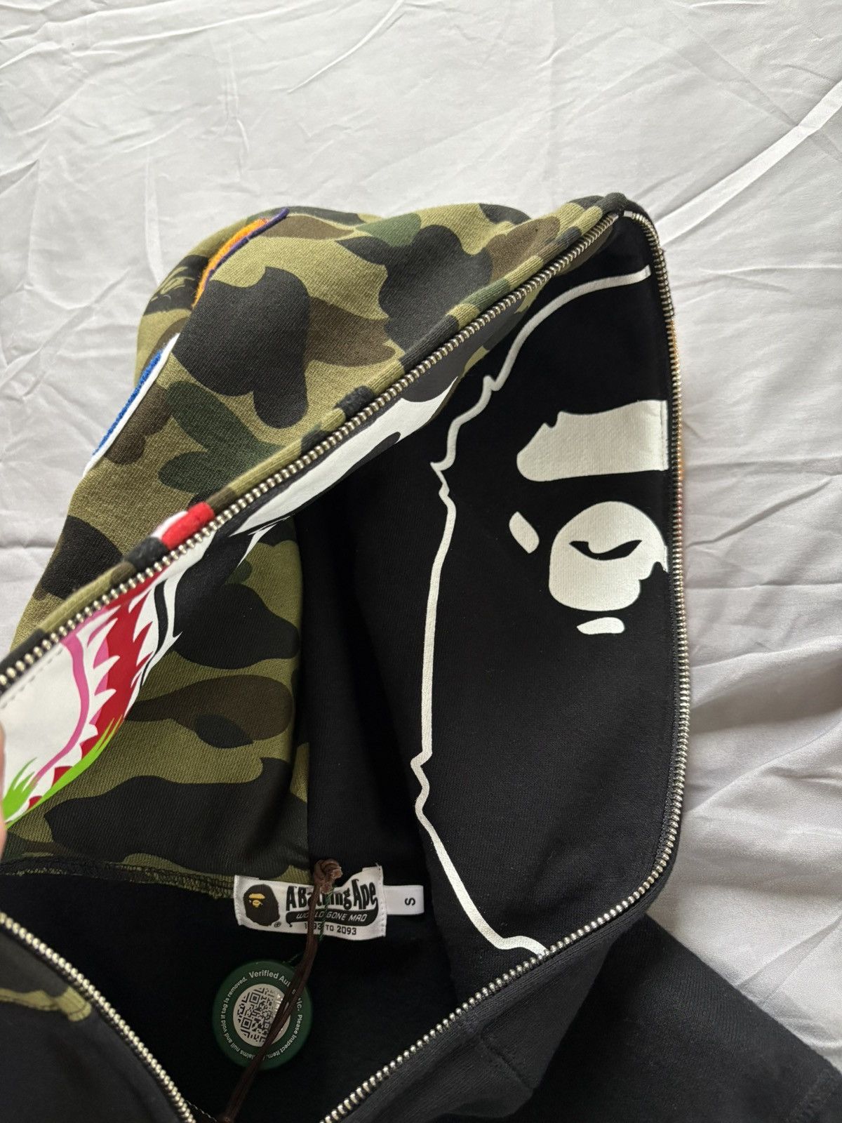 Bape BAPE Crazy Face Full Zip Hoodie Size US S / EU 44-46 / 1 - 4 Thumbnail