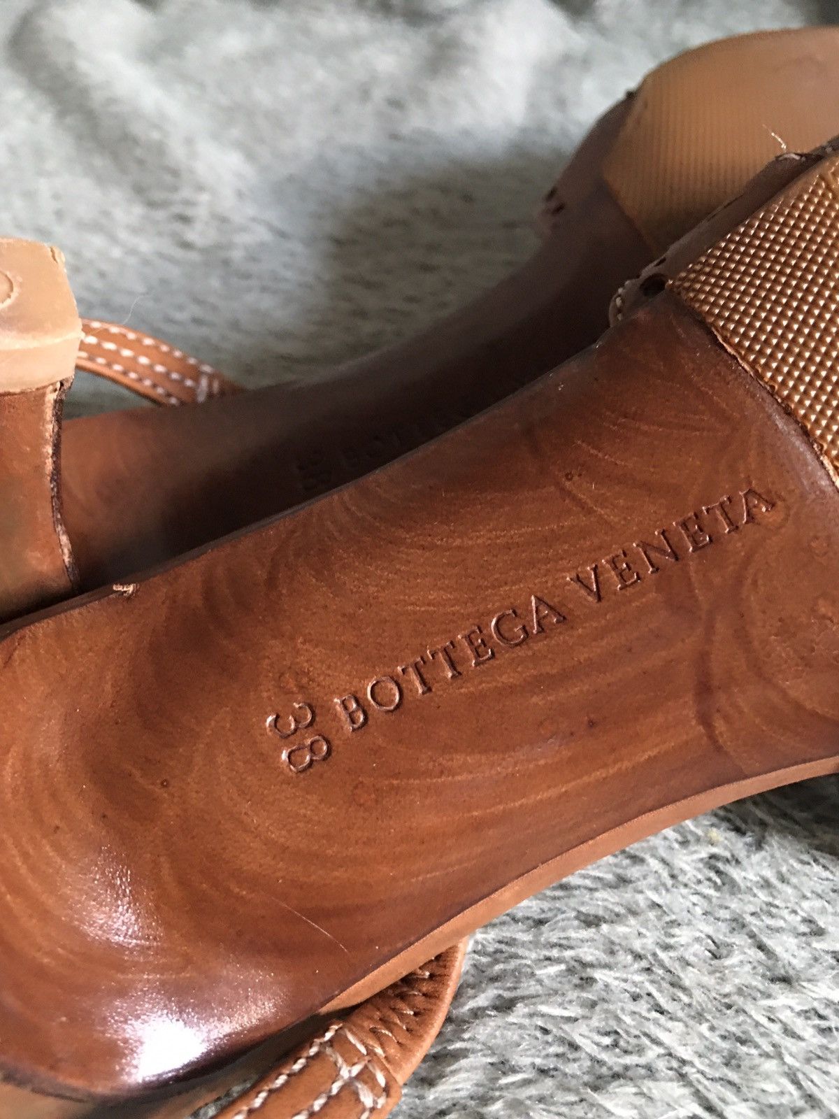 Bottega Veneta Bottega Veneta Brown Leather Kitten Heels EU 38 Size US 8 / IT 38 - 10 Thumbnail