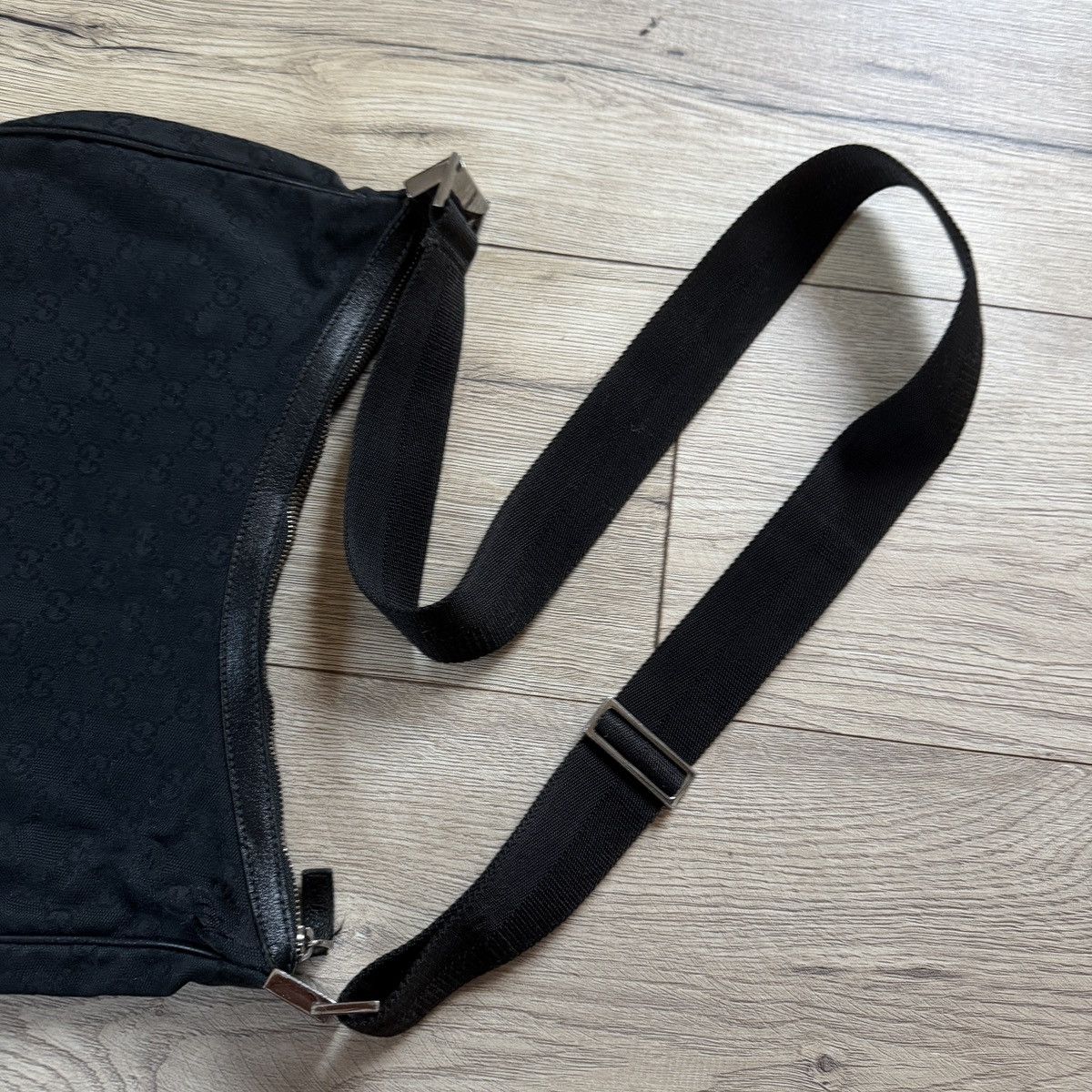 Gucci Shoulder Bag in Black with Monogram